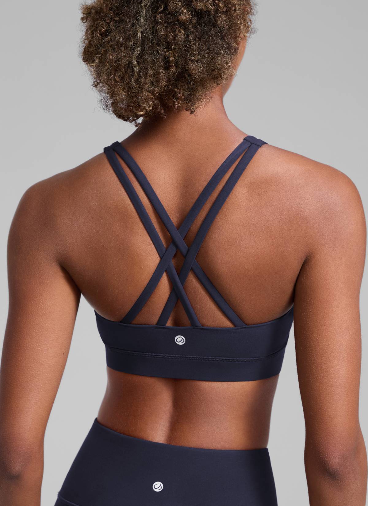 Nakedfeel חזיית ספורט תומכת Cross Back - נייבי