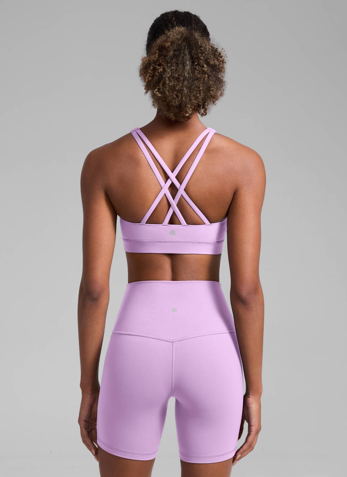 Nakedfeel חזיית ספורט תומכת Cross Back - לילך