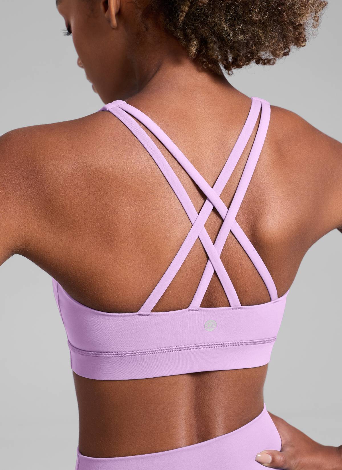 Nakedfeel חזיית ספורט תומכת Cross Back - לילך
