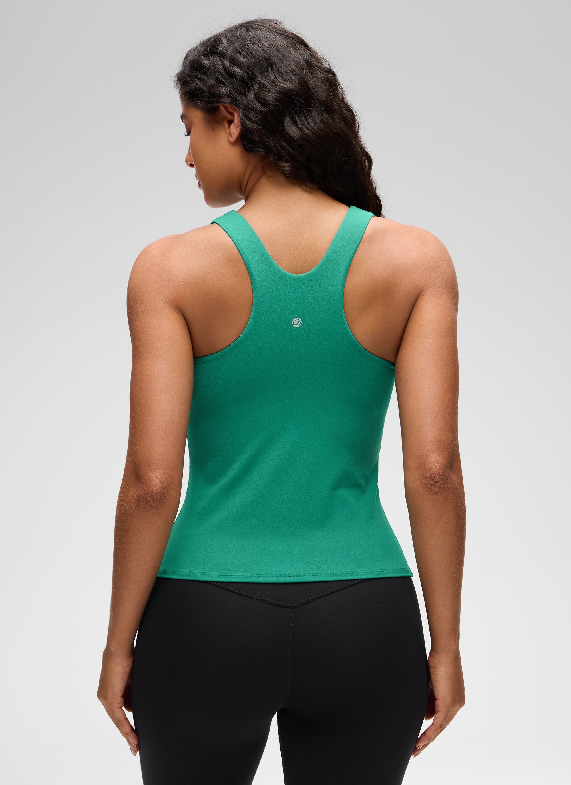 גופייה עם חזייה פנימית Butterluxe High Neck - Cascadia Green