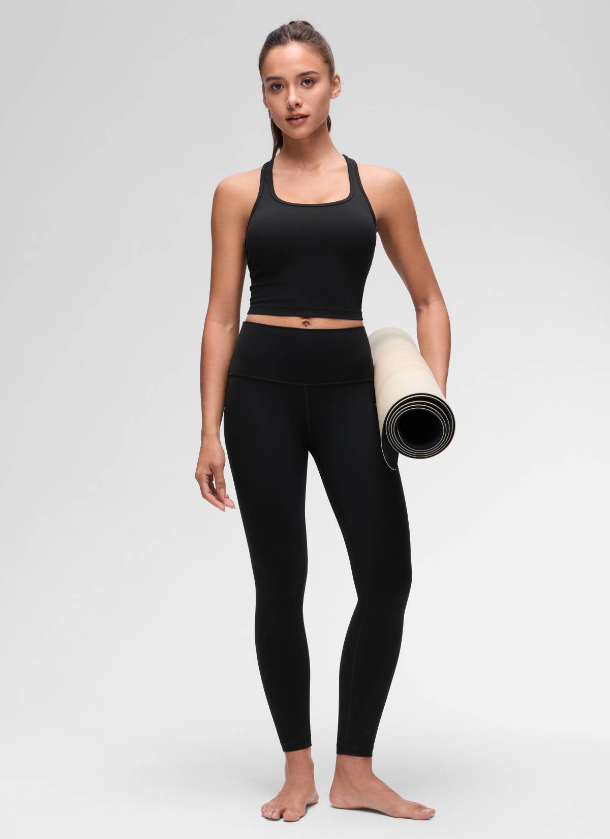 קרופ תומך Butterluxe Scoop Neck - שחור