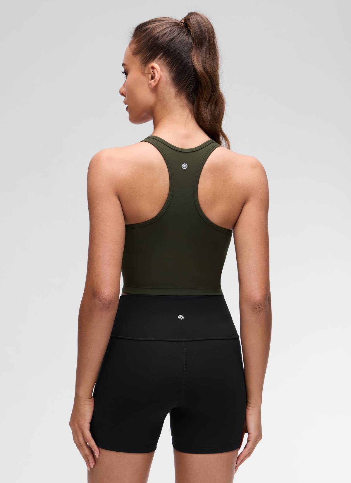 קרופ תומך Butterluxe Scoop Neck - ירוק זית