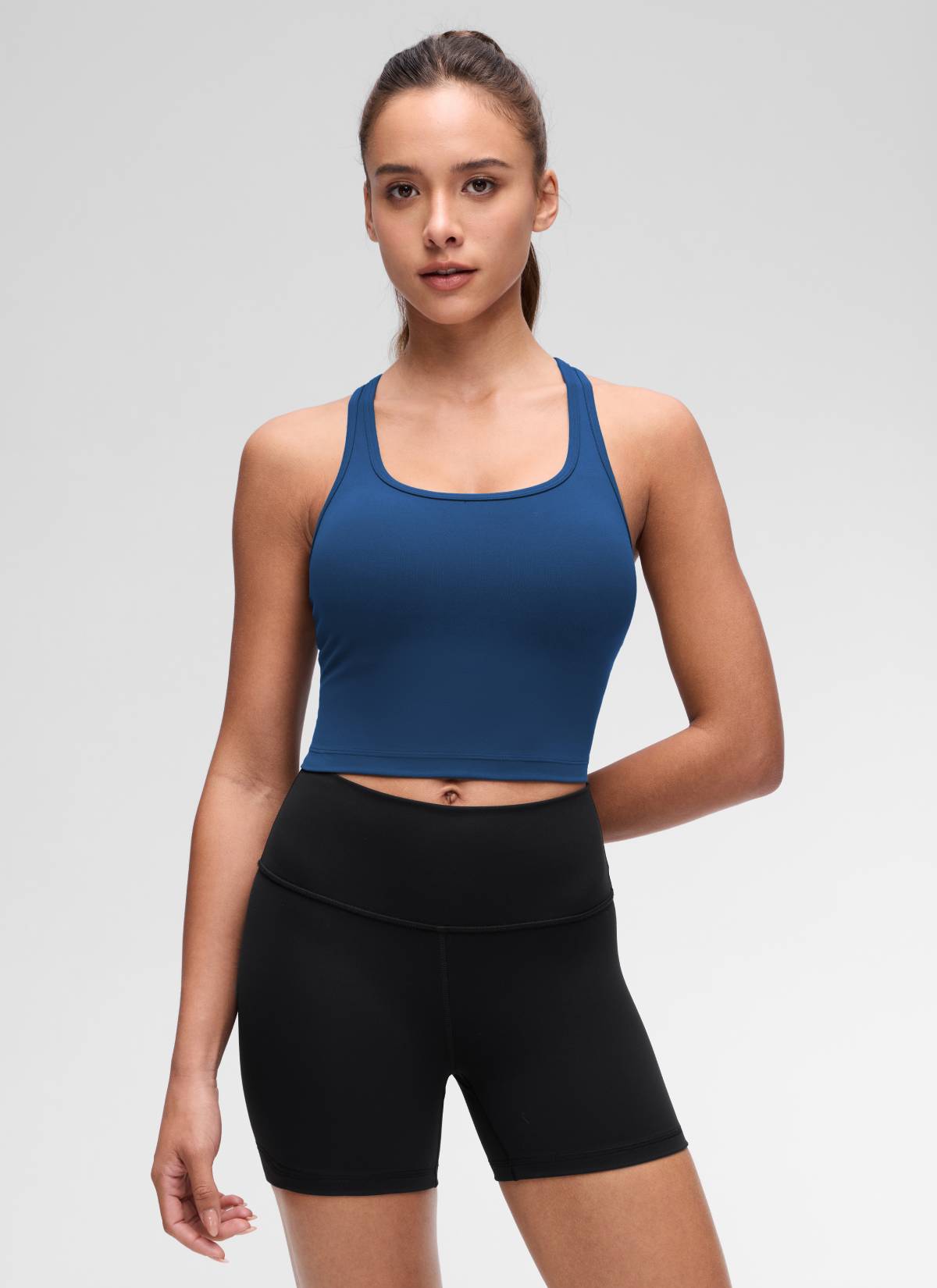 קרופ תומך Butterluxe Scoop Neck - French Navy