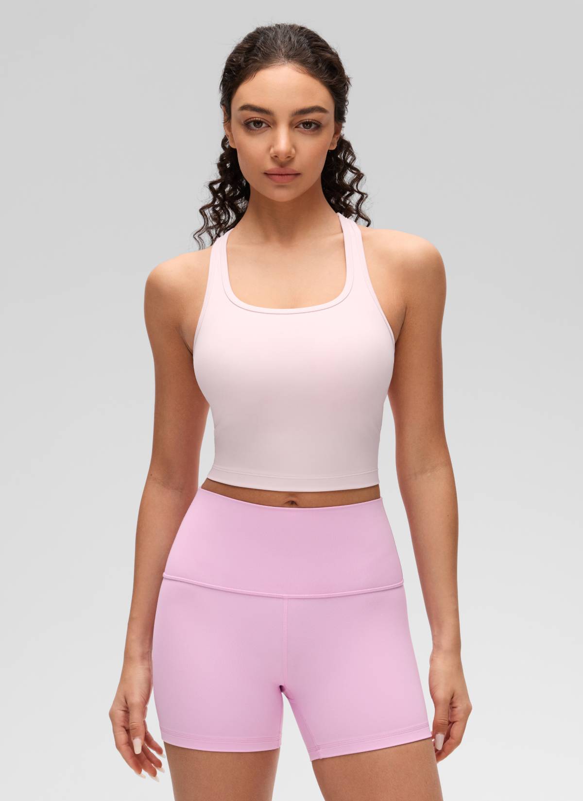 קרופ תומך Butterluxe Scoop Neck - Strawberry Pink