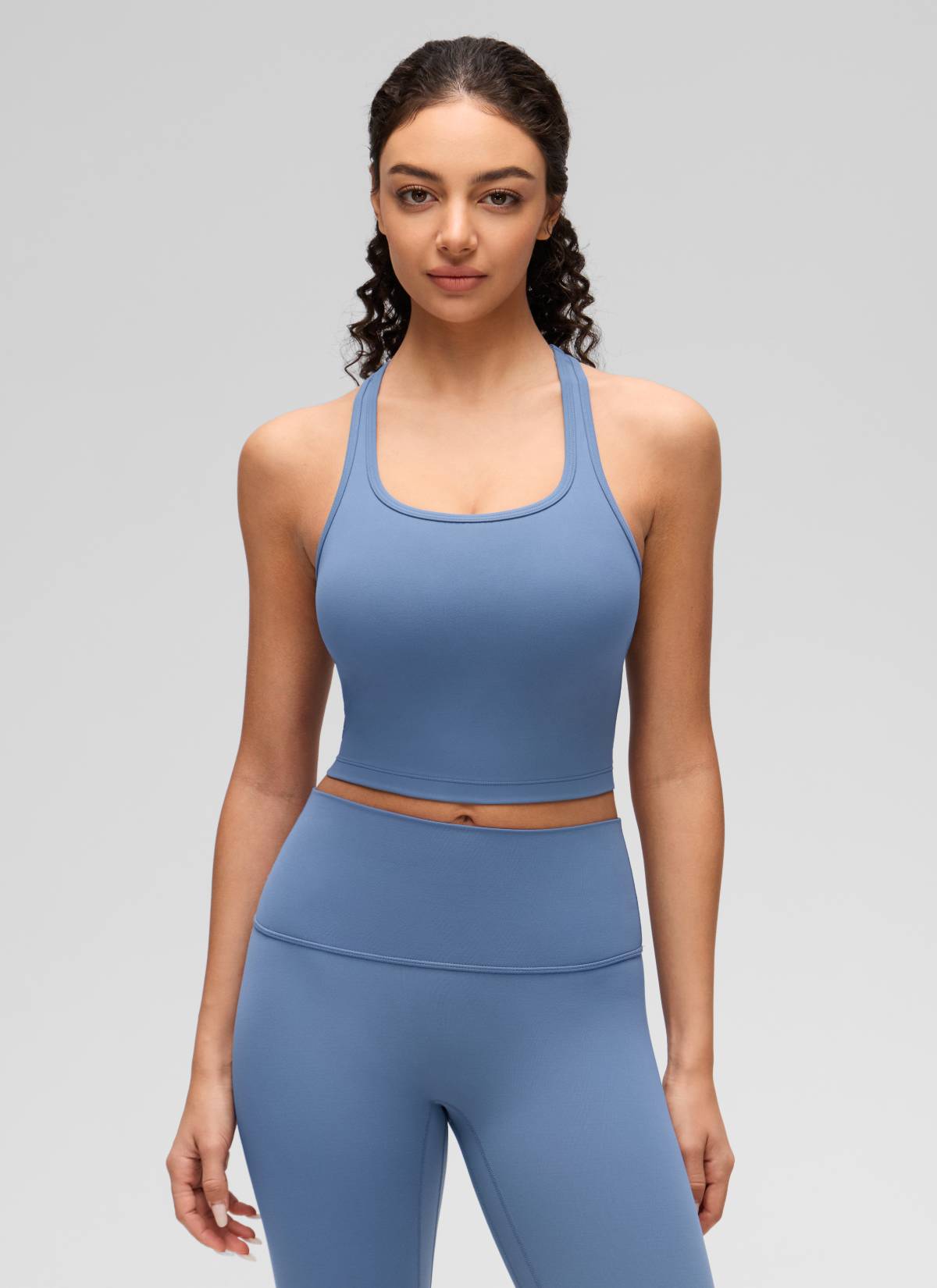 קרופ תומך Butterluxe Scoop Neck - Oasis Blue