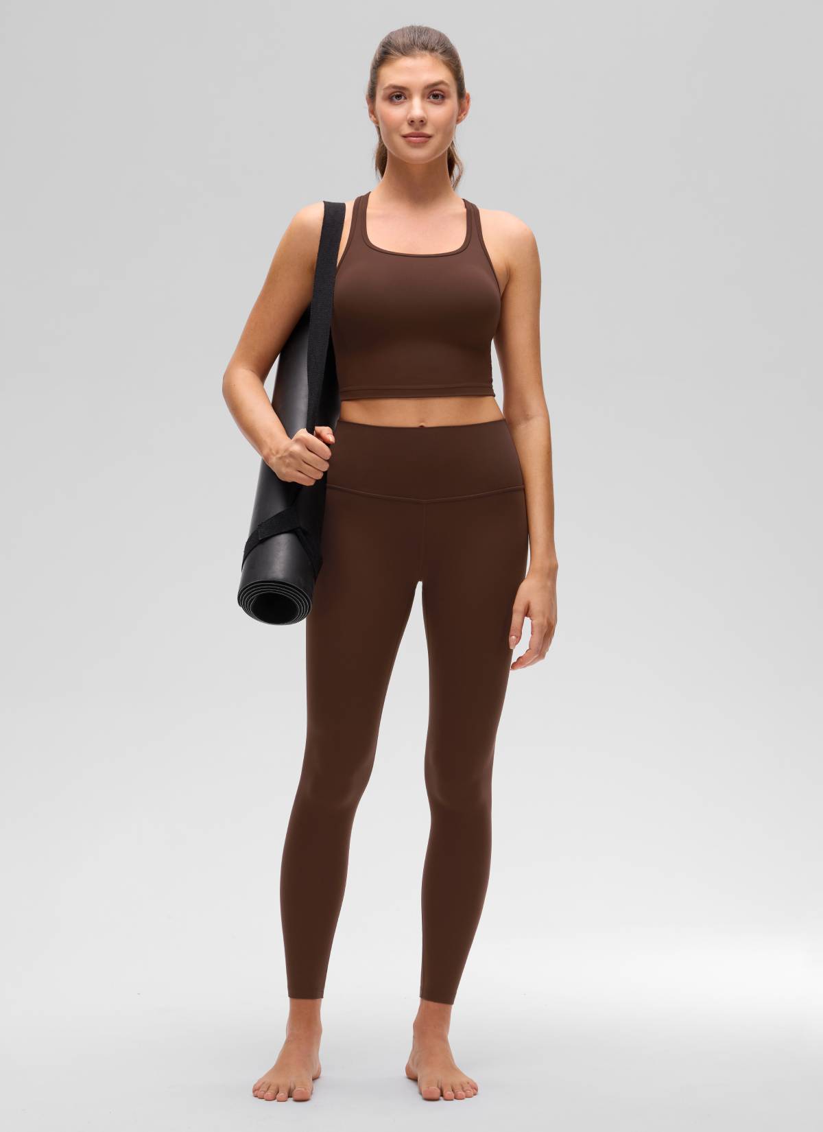 קרופ תומך Butterluxe Scoop Neck - Lava Brown