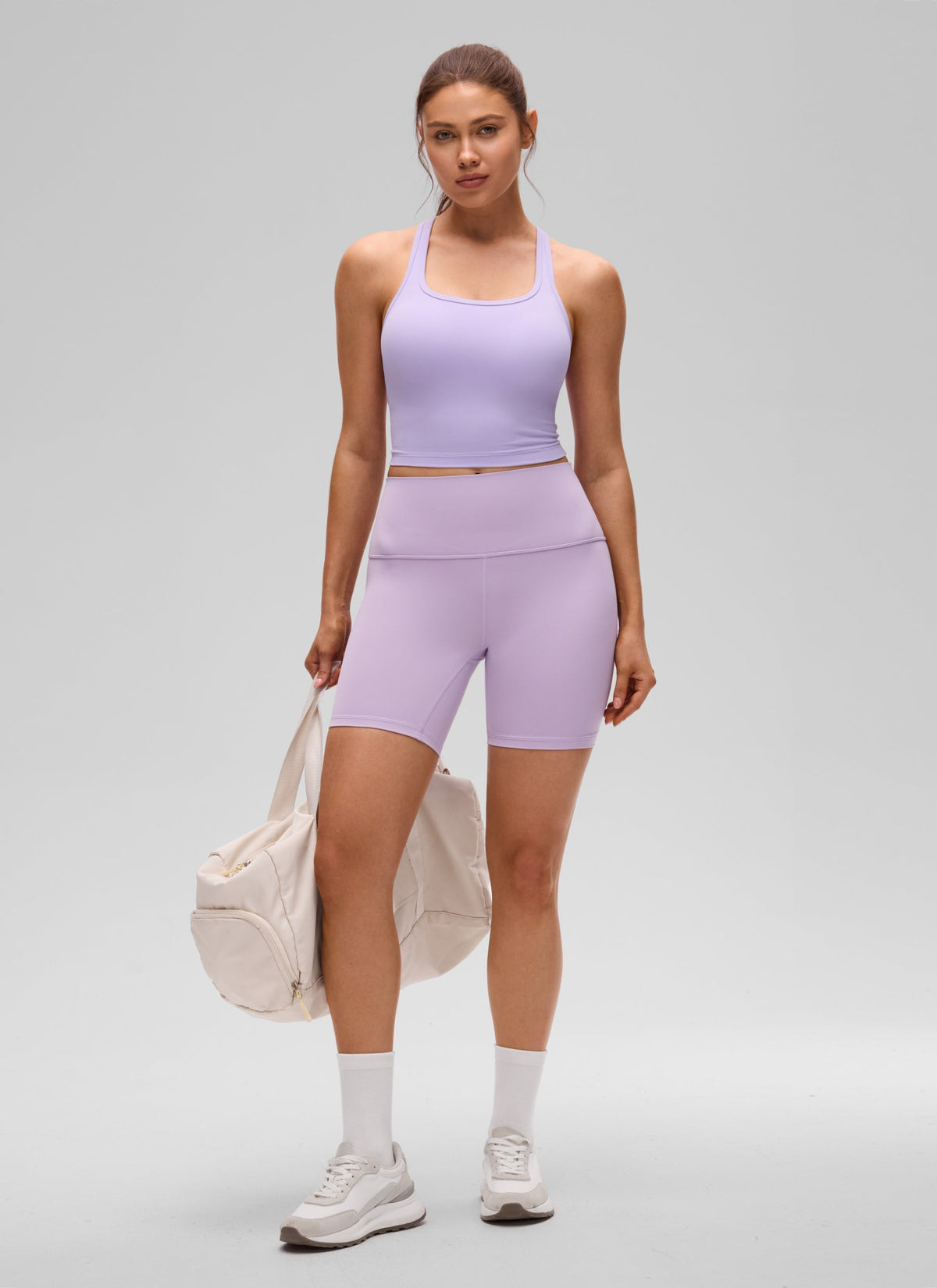 קרופ תומך Butterluxe Scoop Neck - Lavender Frost