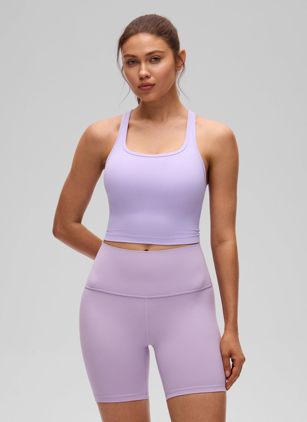 קרופ תומך Butterluxe Scoop Neck - Lavender Frost