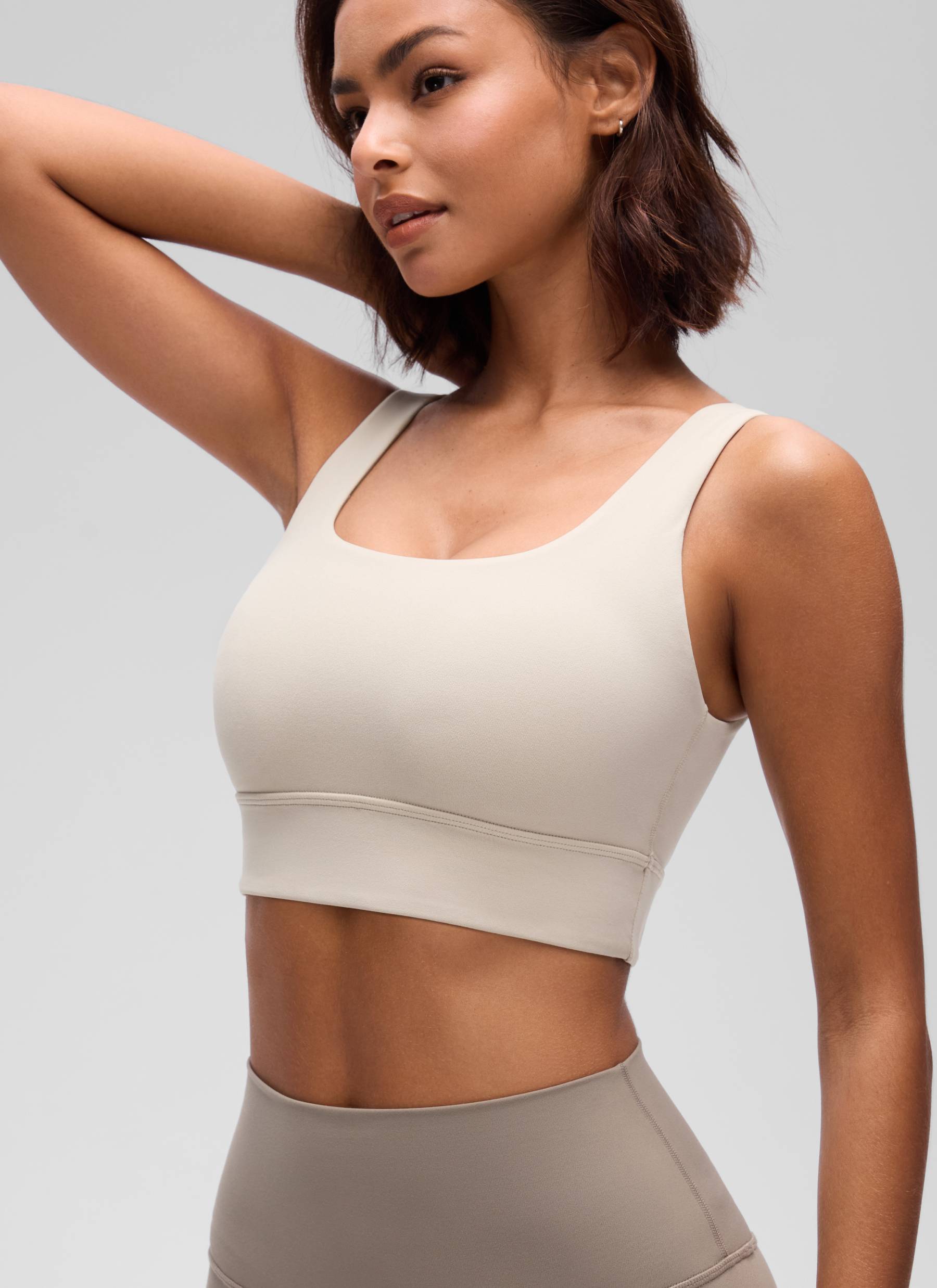 חזיה תומכת עם רצועות מתכווננות Butterluxe Spaghetti Thin - Mojave Tan