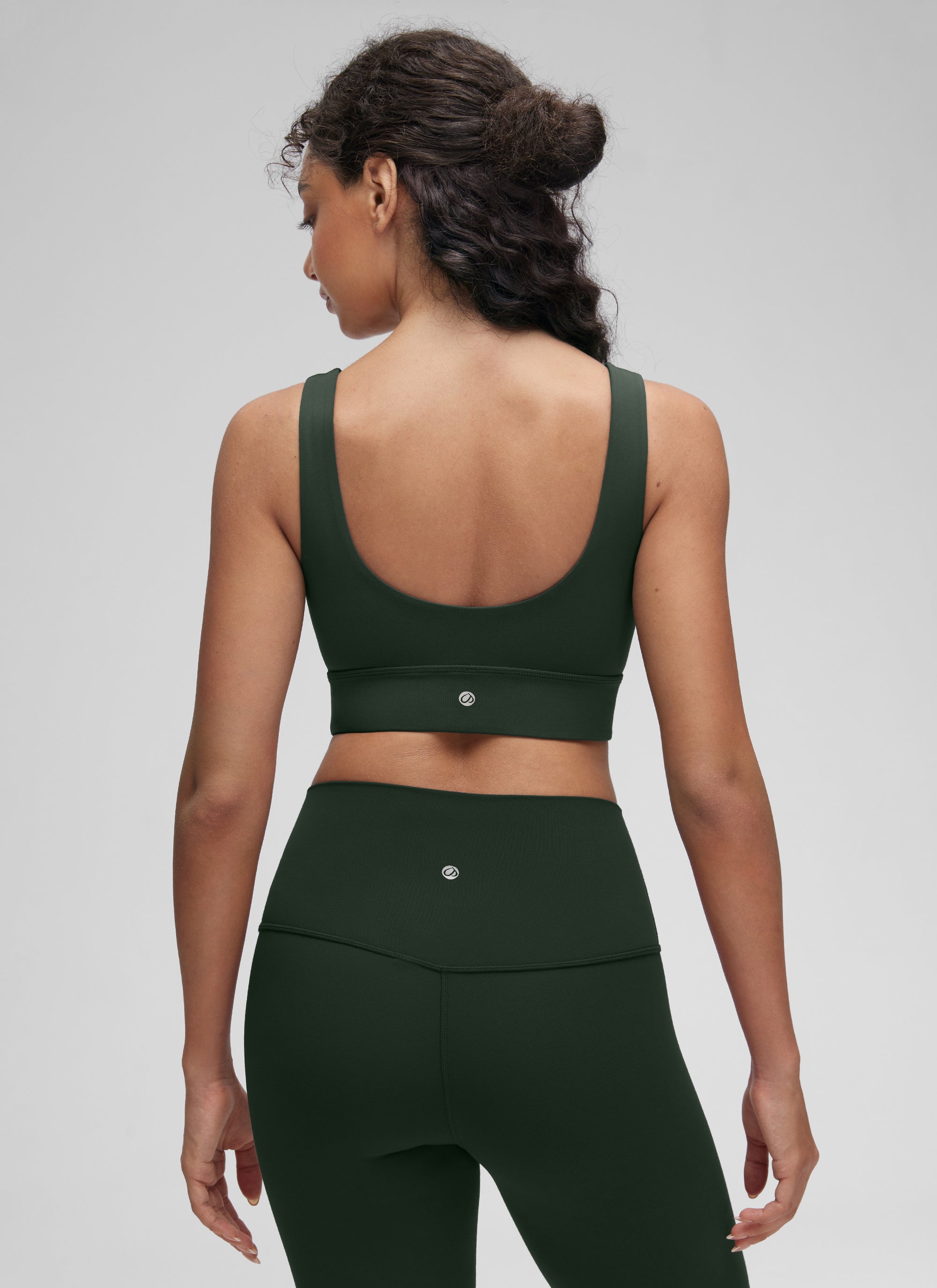 חזיה תומכת עם רצועות מתכווננות Butterluxe Spaghetti Thin - Legend Green
