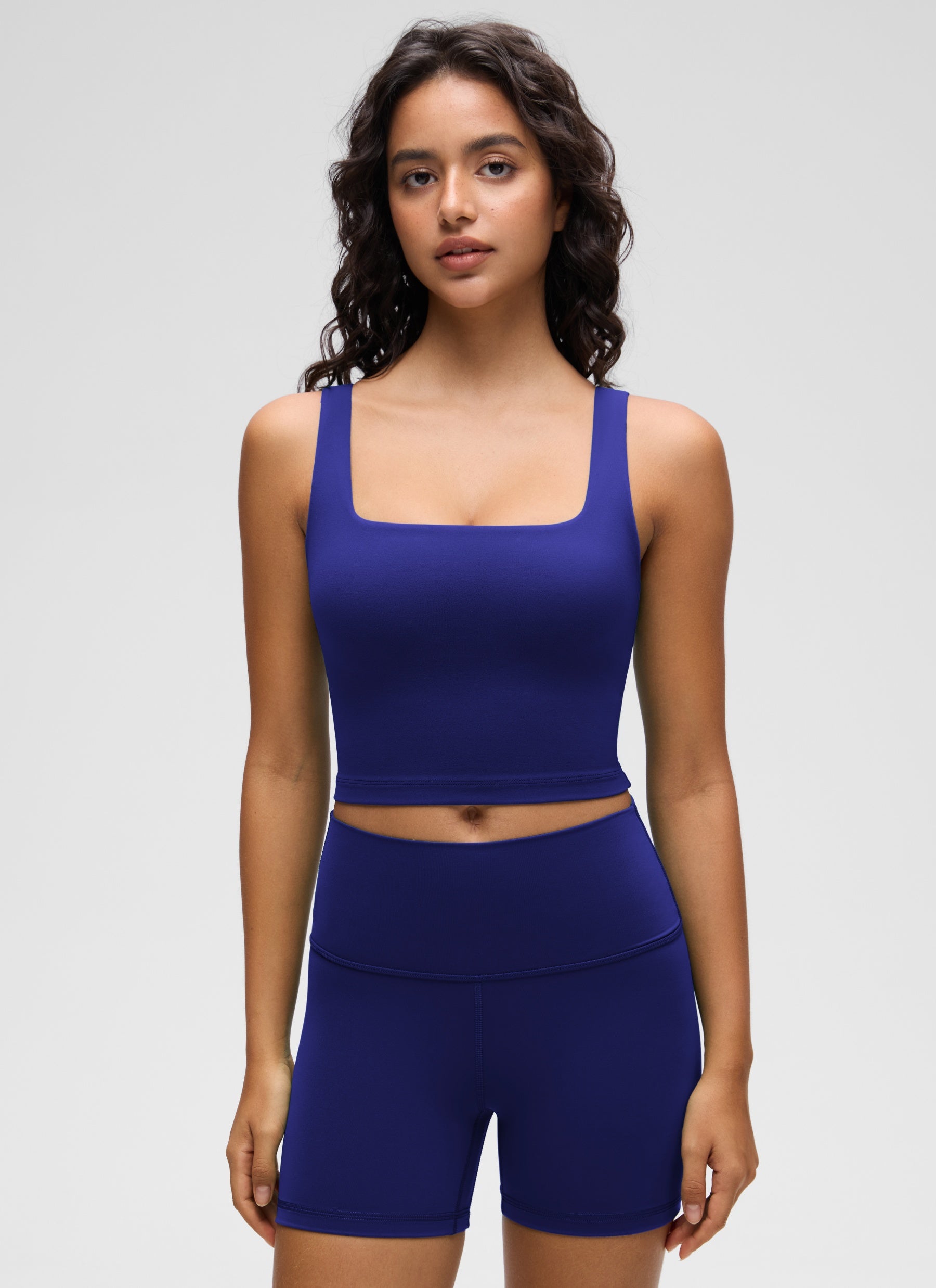 קרופ תומך Butterluxe Square Neck - Larkspur Blue