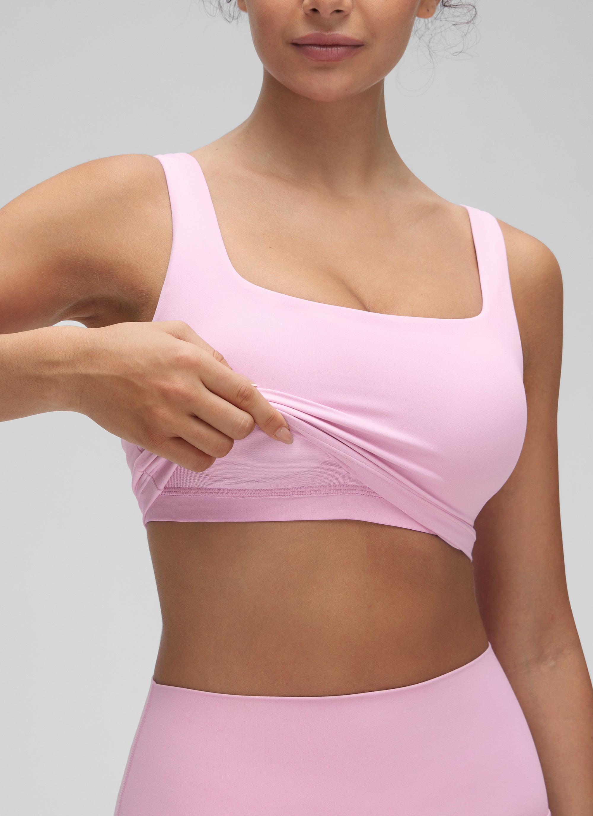 קרופ תומך Butterluxe Square Neck - Vita Pink
