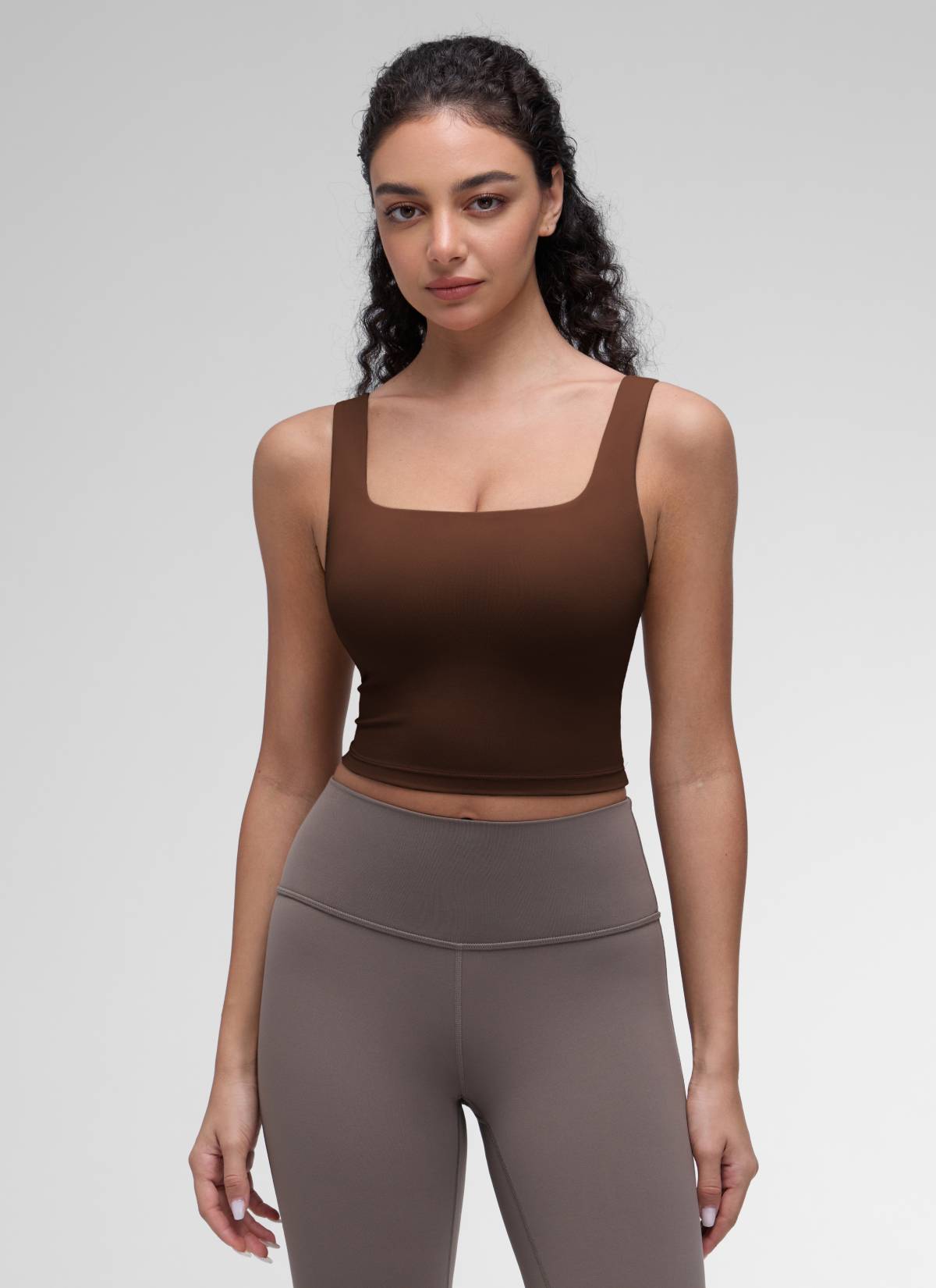 קרופ תומך Butterluxe Square Neck - Lava Brown