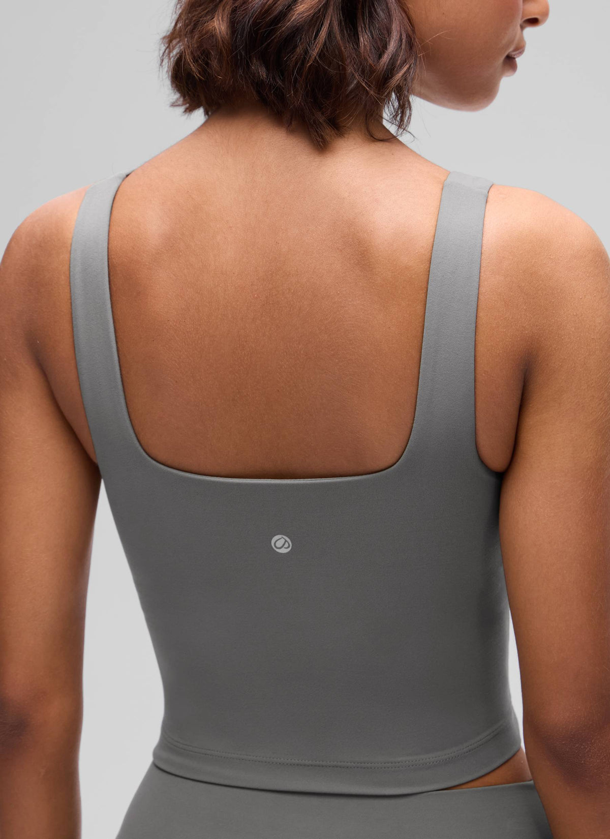 קרופ תומך Butterluxe Square Neck - Ash Grey