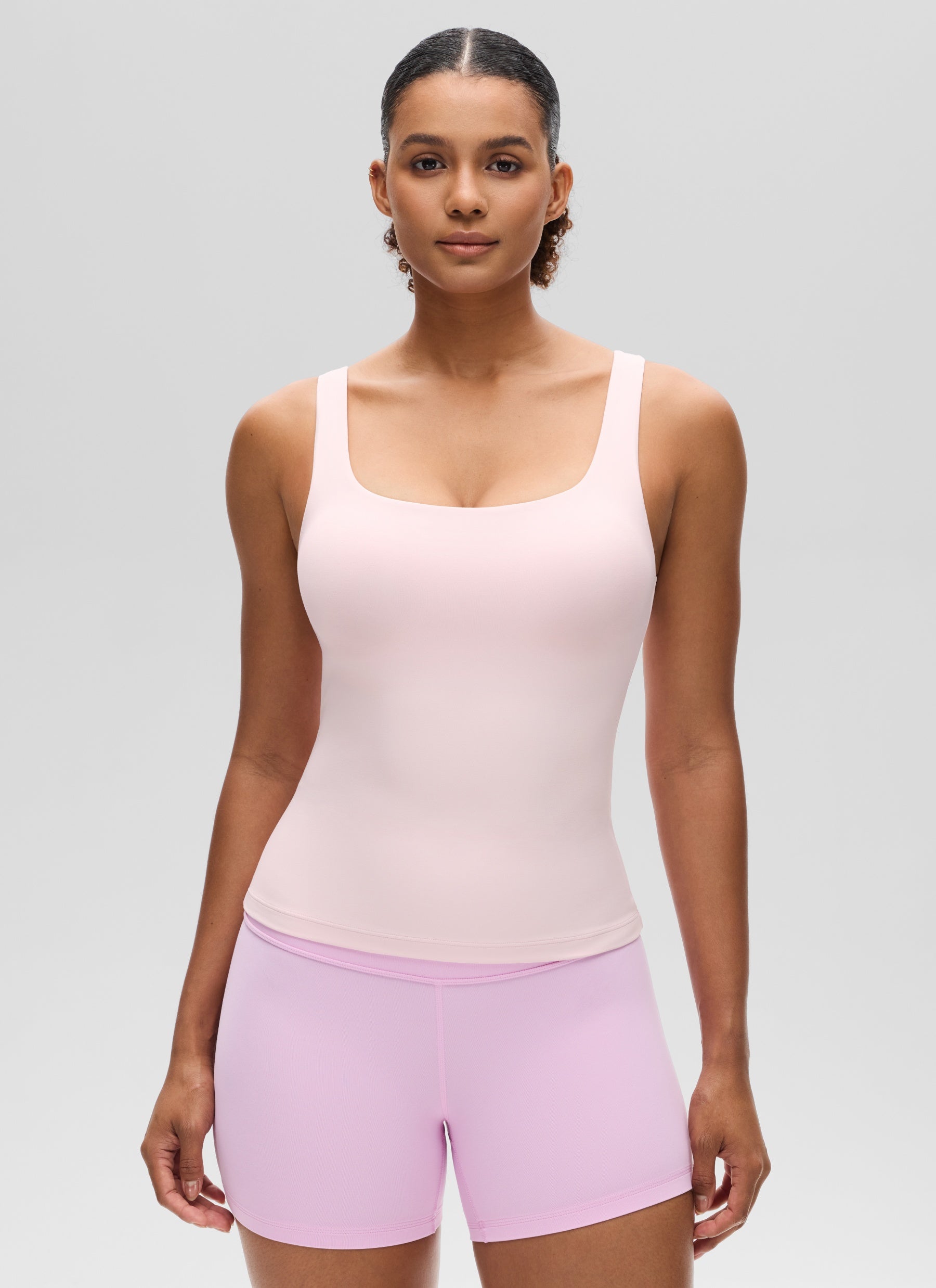 גופייה עם חזייה פנימית Butterluxe U Shape - Strawberry Pink