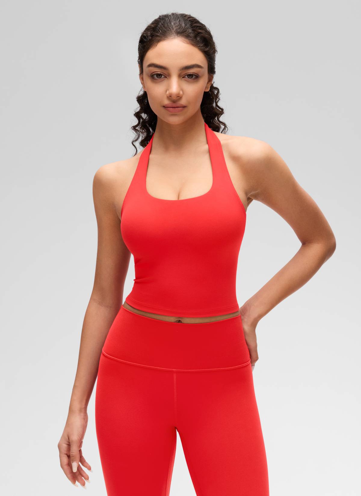 גופיית קולר עם חזייה פנימית Butterluxe - Deep Red
