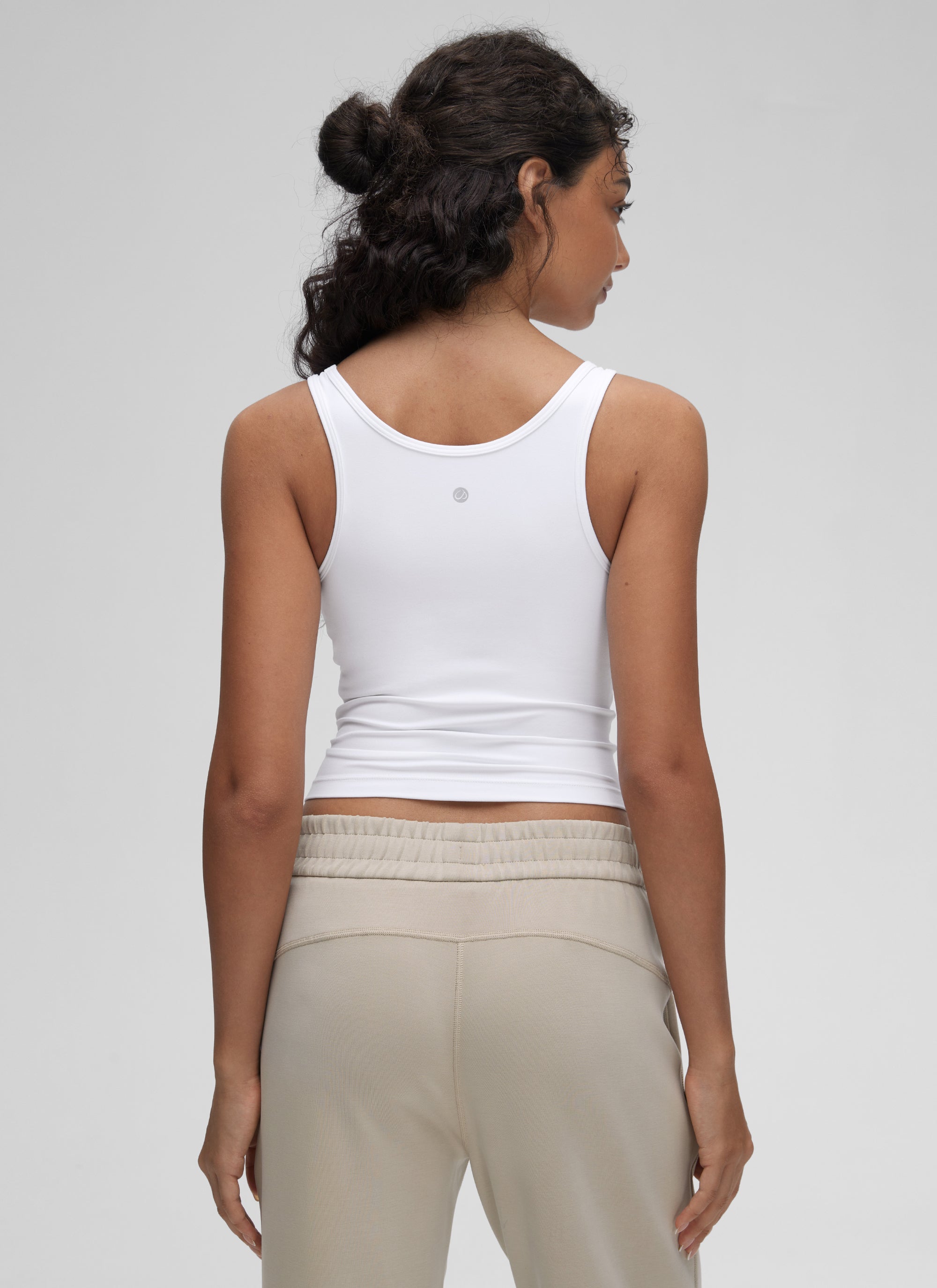 גופייה Butterluxe Scoop Neck - לבן