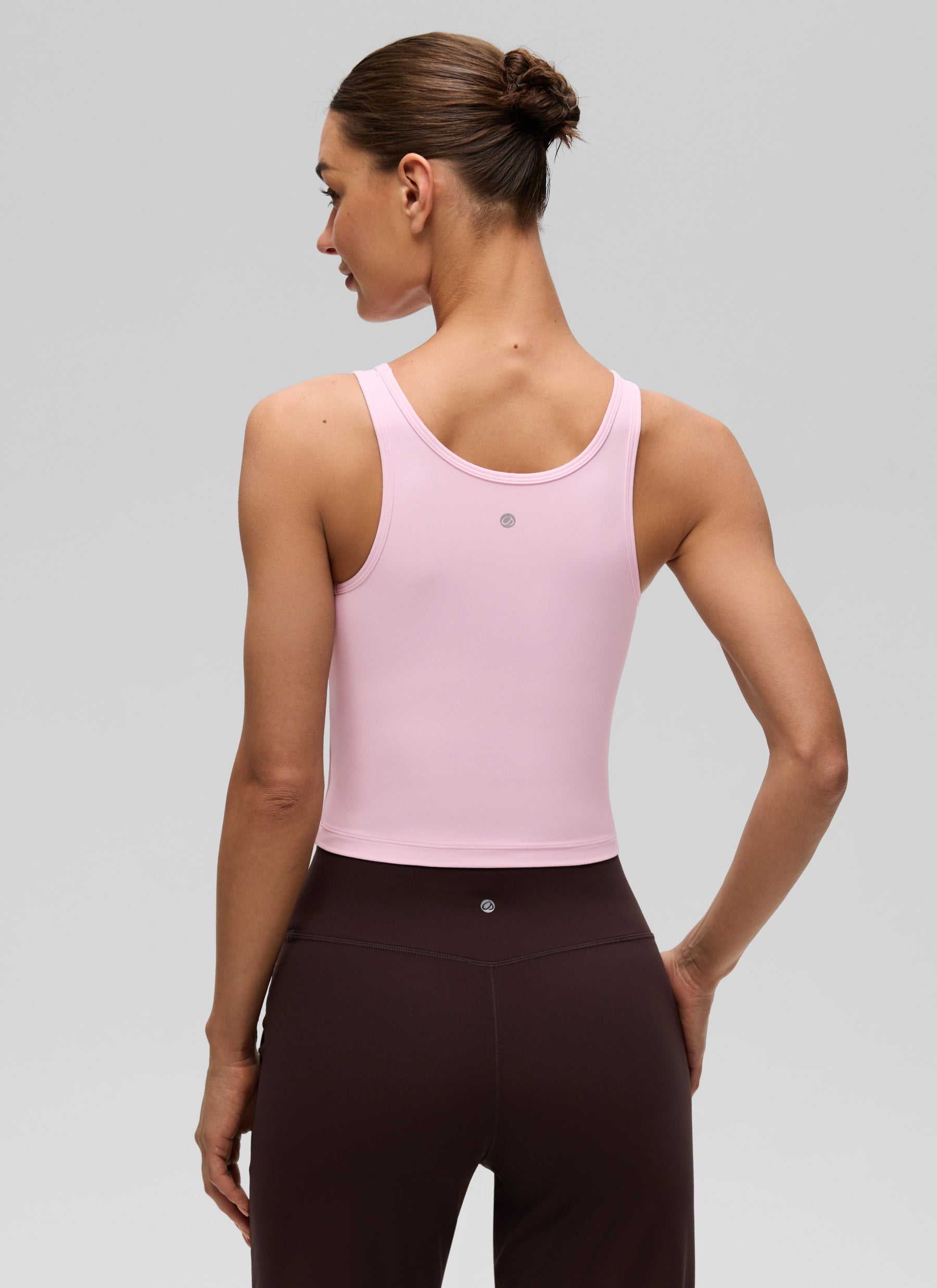 גופייה Butterluxe Scoop Neck - Pink Peony