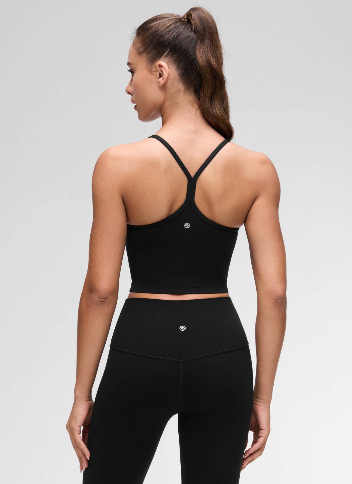 גופייה עם חזייה פנימית Butterluxe Y Back - שחור
