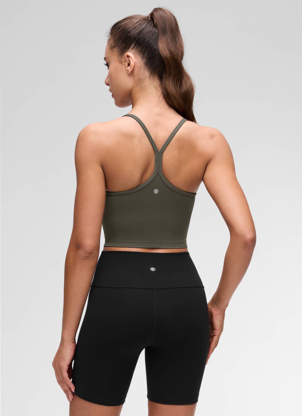 גופייה עם חזייה פנימית Butterluxe Y Back - זית בהיר