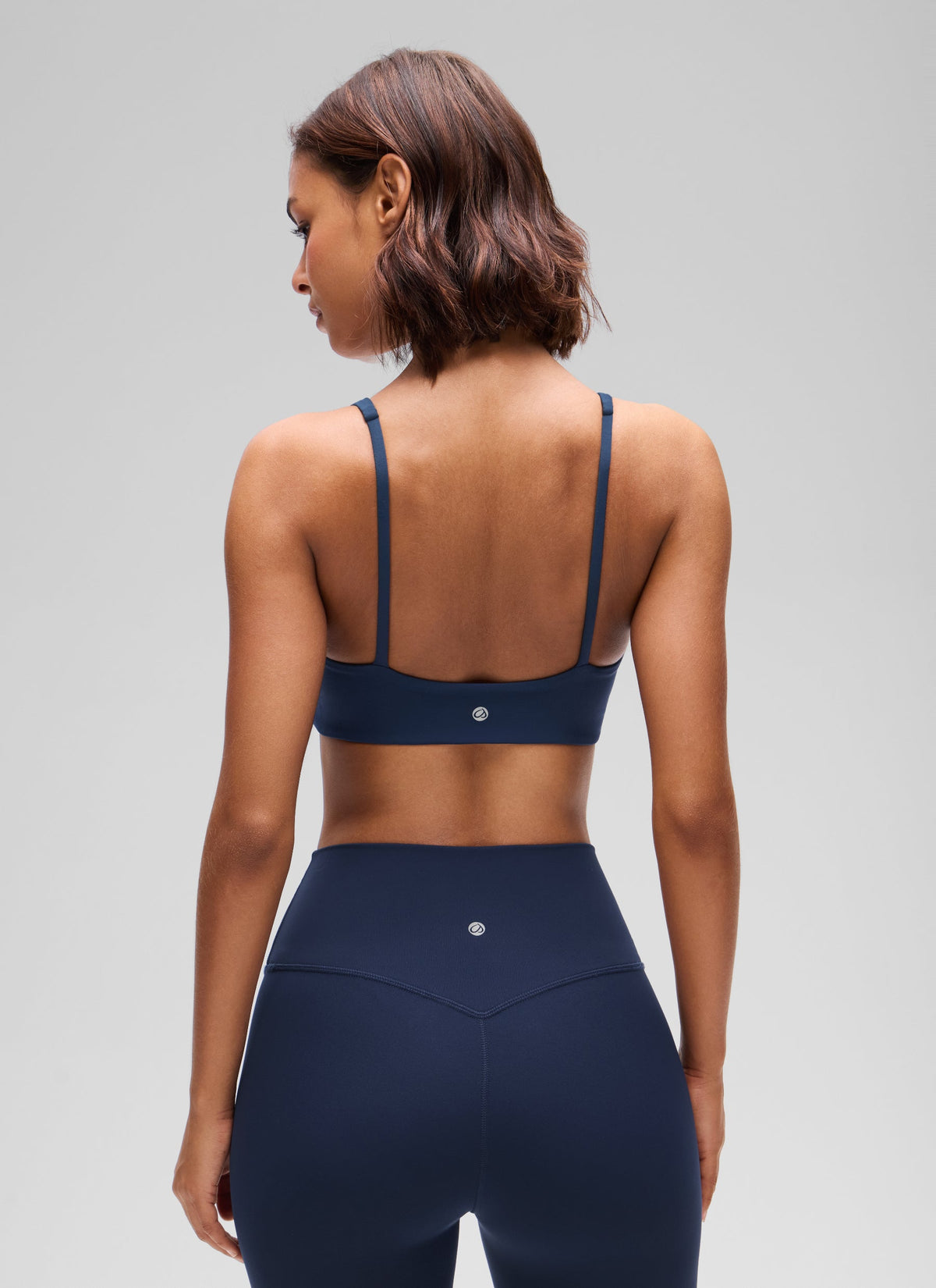 חזיית ספורט Butterluxe מחשוף מרובע Mini Bra - Club Blue