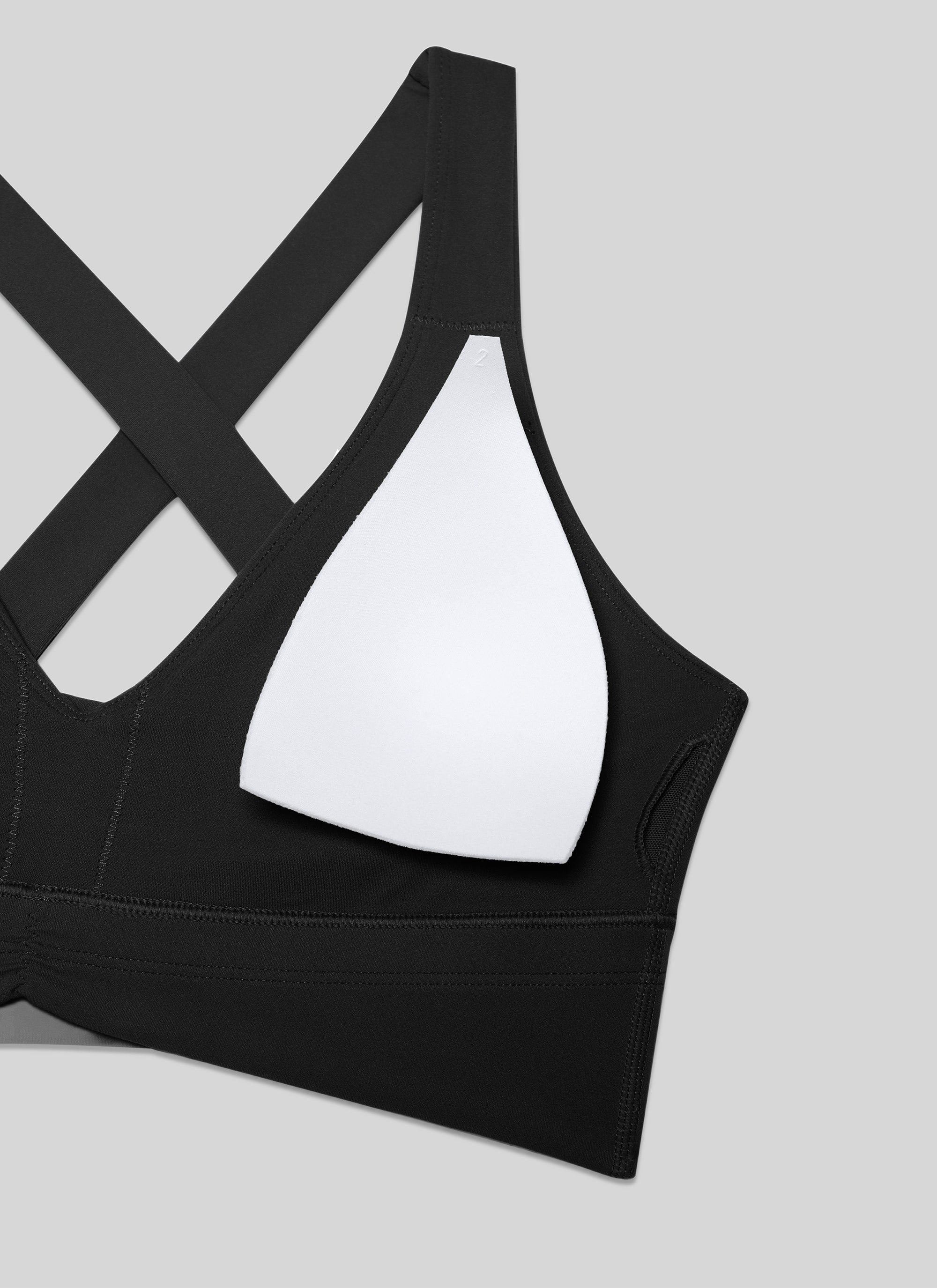 קרופ Butterluxe V Neck Ruched - שחור