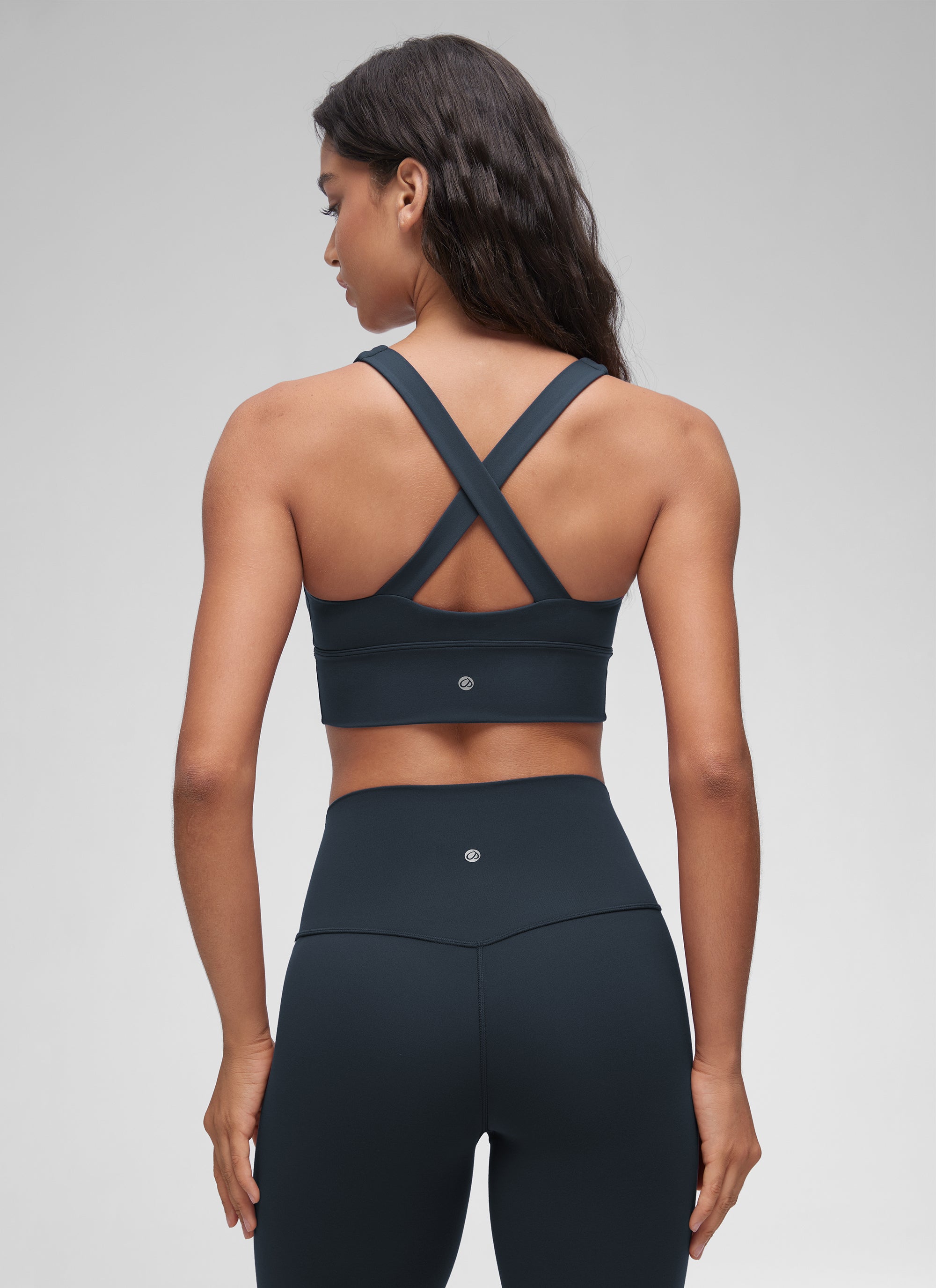 קרופ Butterluxe V Neck Ruched - כחול נייבי