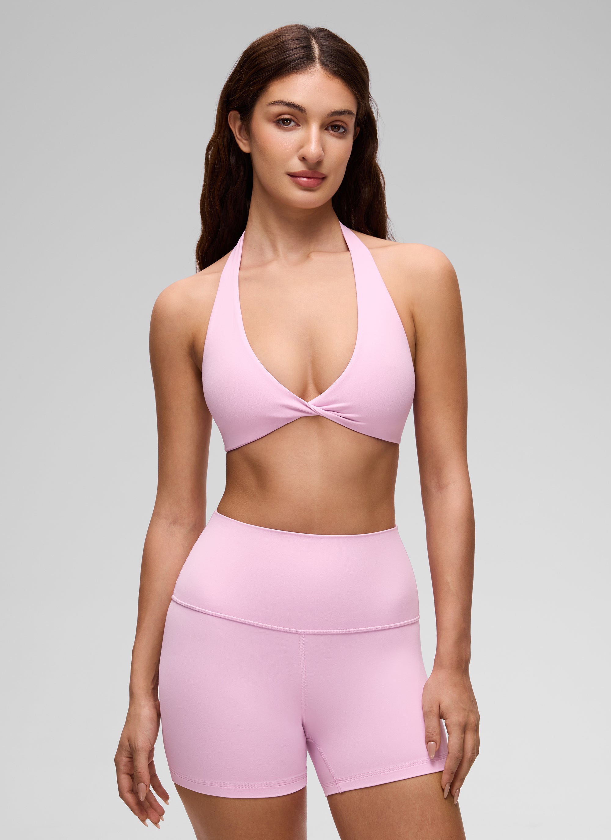 חזיית ספורט Butterluxe קולר עם טוויסט - Vita Pink