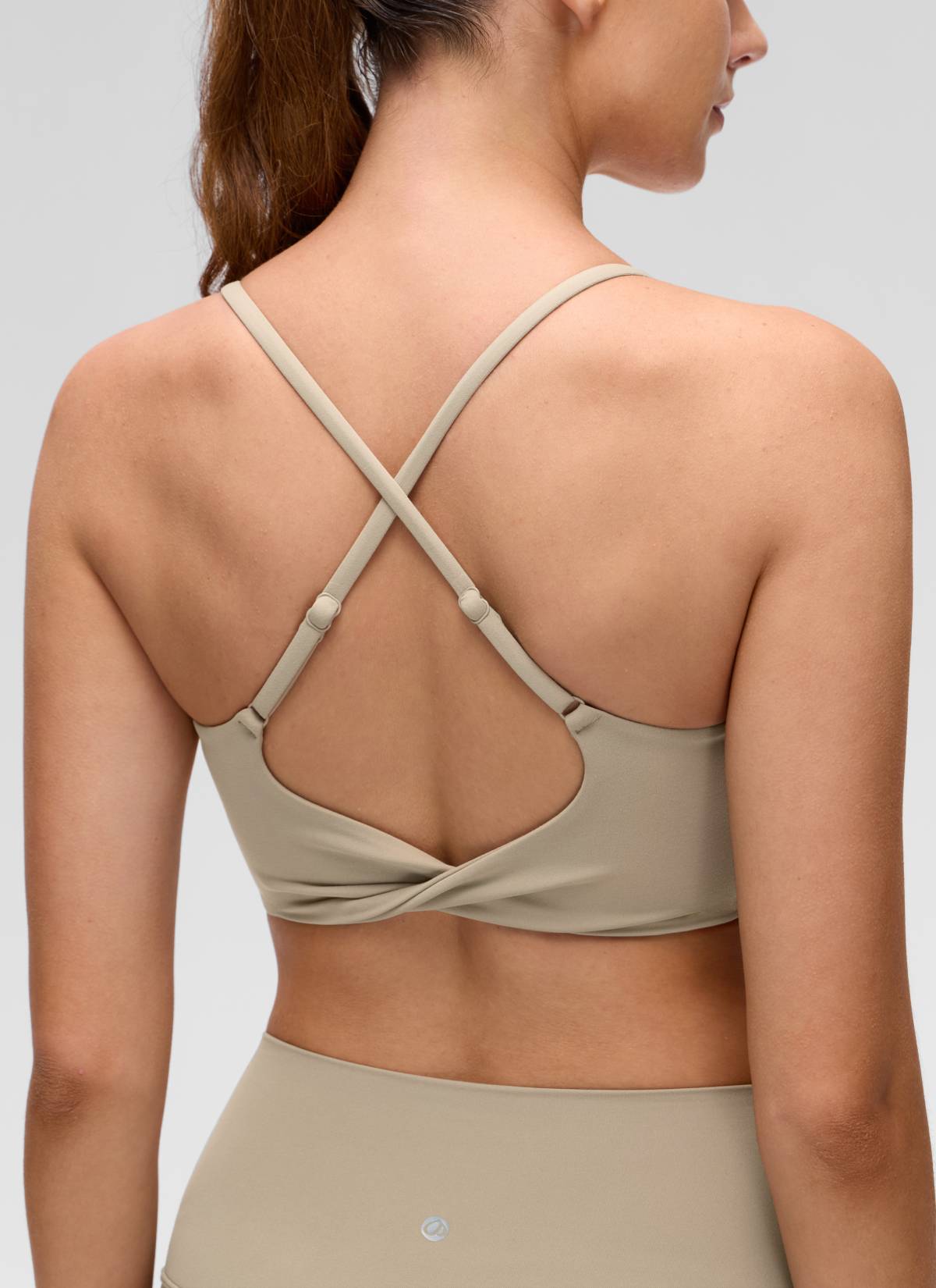 קרופ תומך Butterluxe Twist Cross Back - Oak