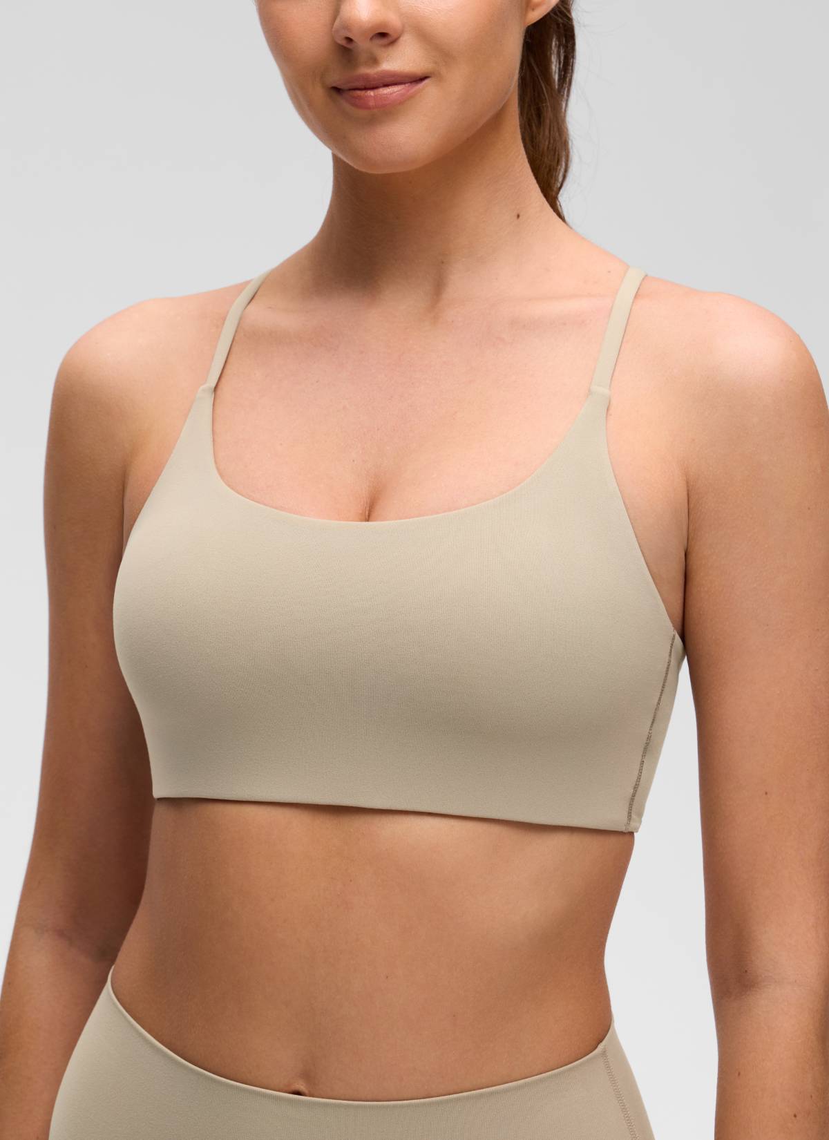 קרופ תומך Butterluxe Twist Cross Back - Oak