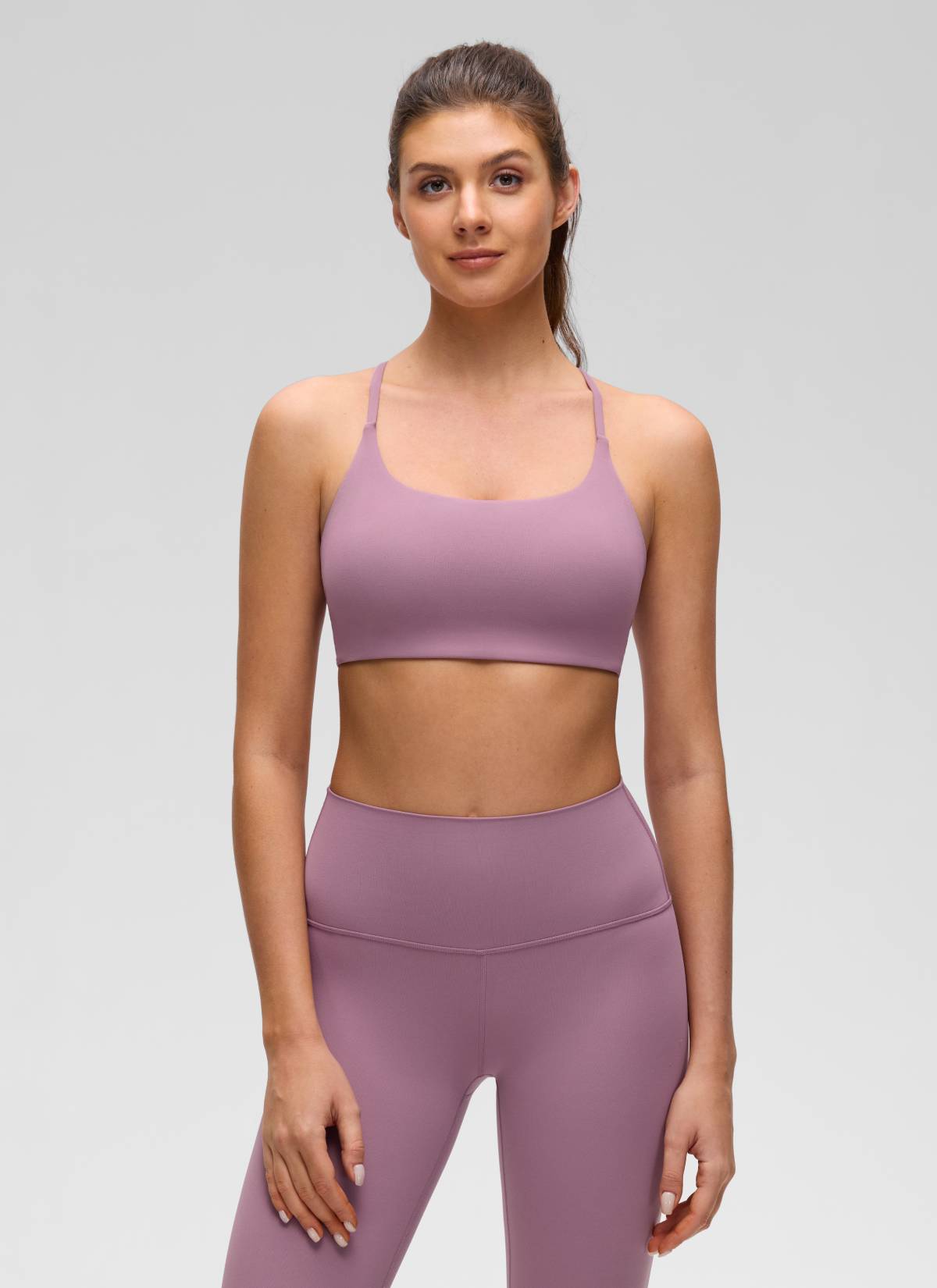 קרופ תומך Butterluxe Twist Cross Back - Light Lavender