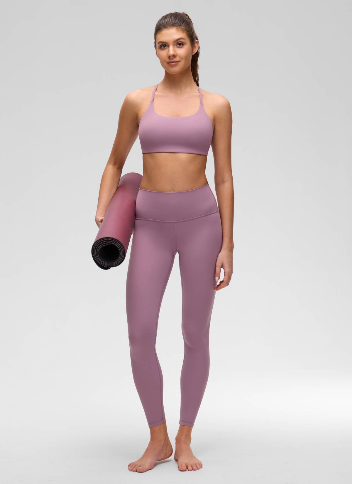 קרופ תומך Butterluxe Twist Cross Back - Light Lavender
