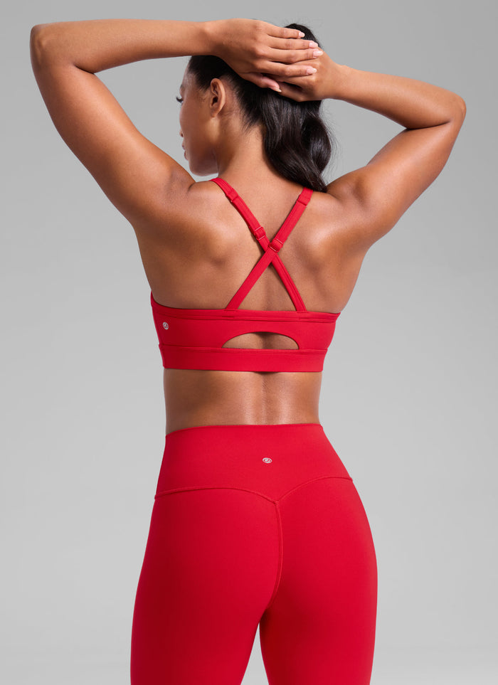 חזיית ספורט Butterlift Keyhole - Aurora Red