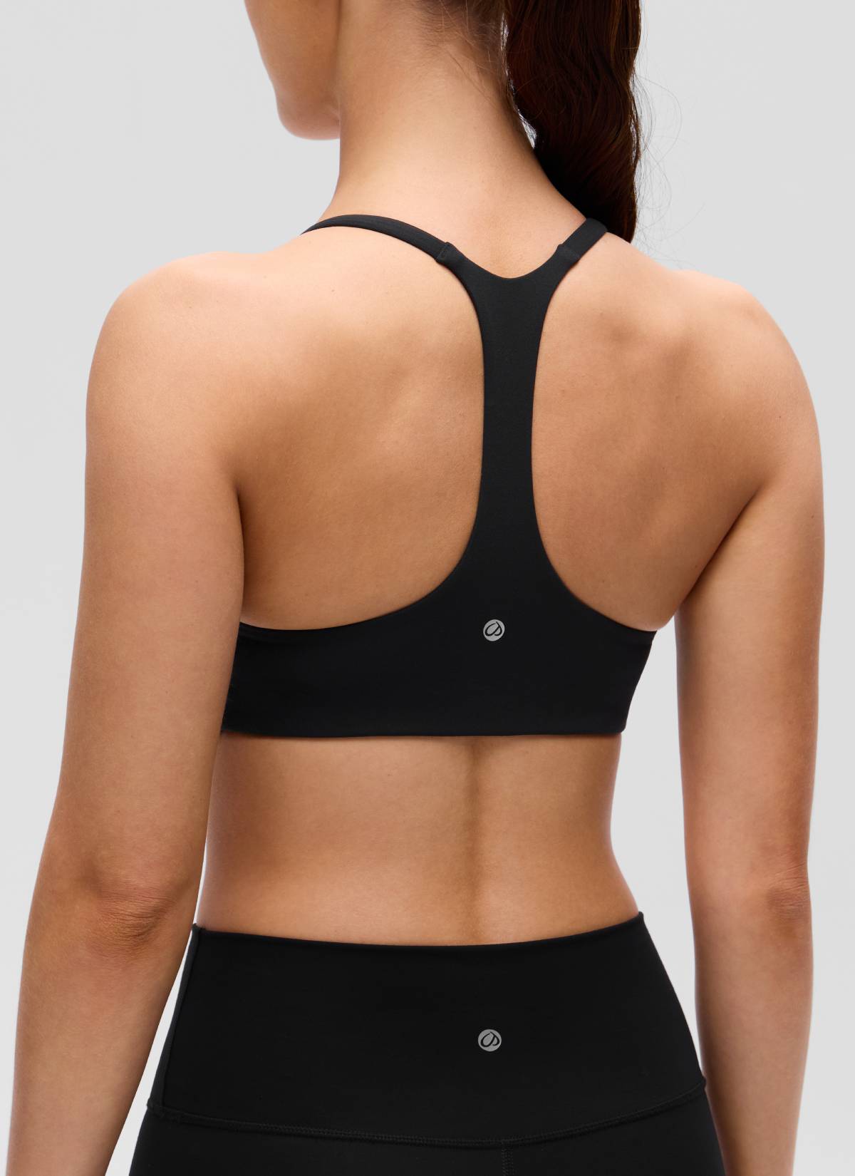 חזיית ספורט Butterluxe Thin Straps Racerback Sports - שחור