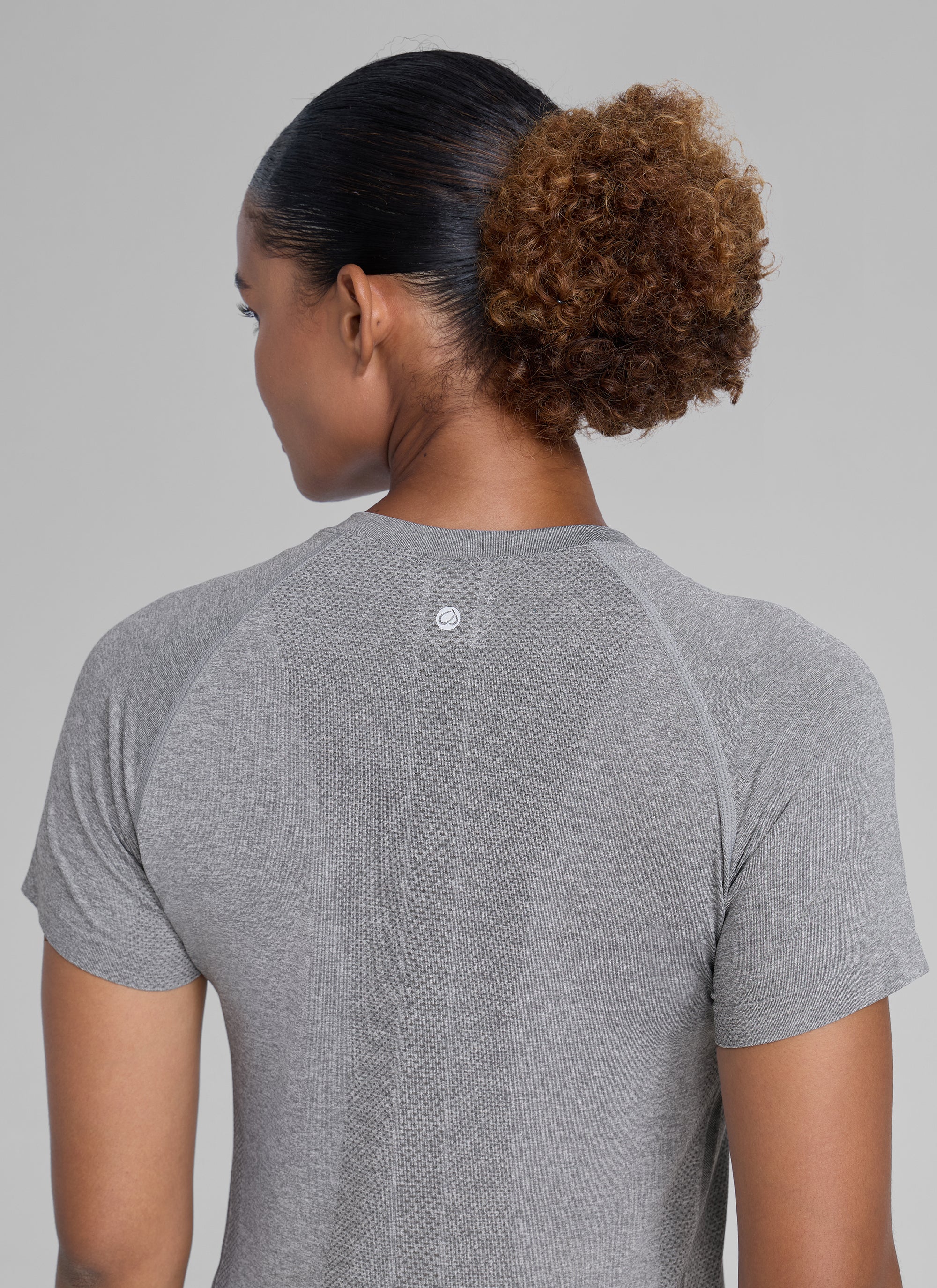 חולצה קצרה Seamless - Slate Grey Marl