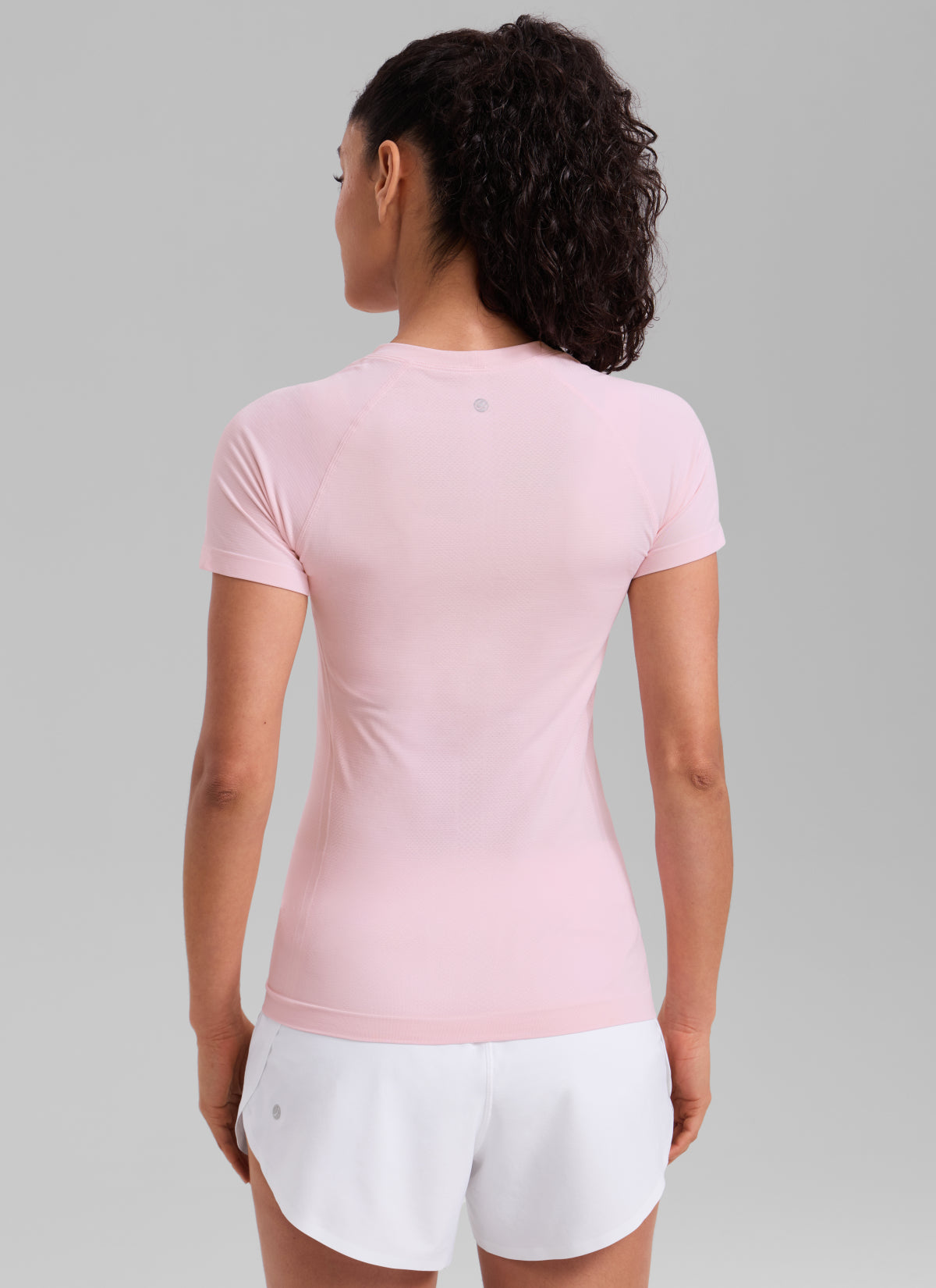 חולצה קצרה Seamless - Strawberry Pink