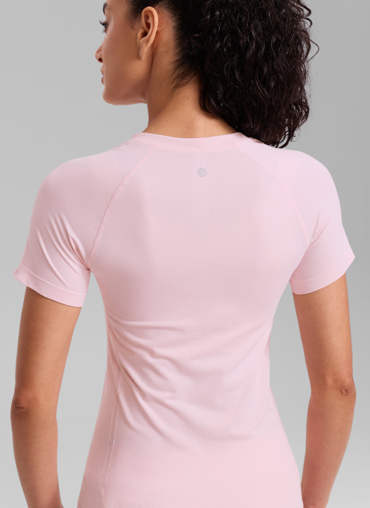 חולצה קצרה Seamless - Strawberry Pink