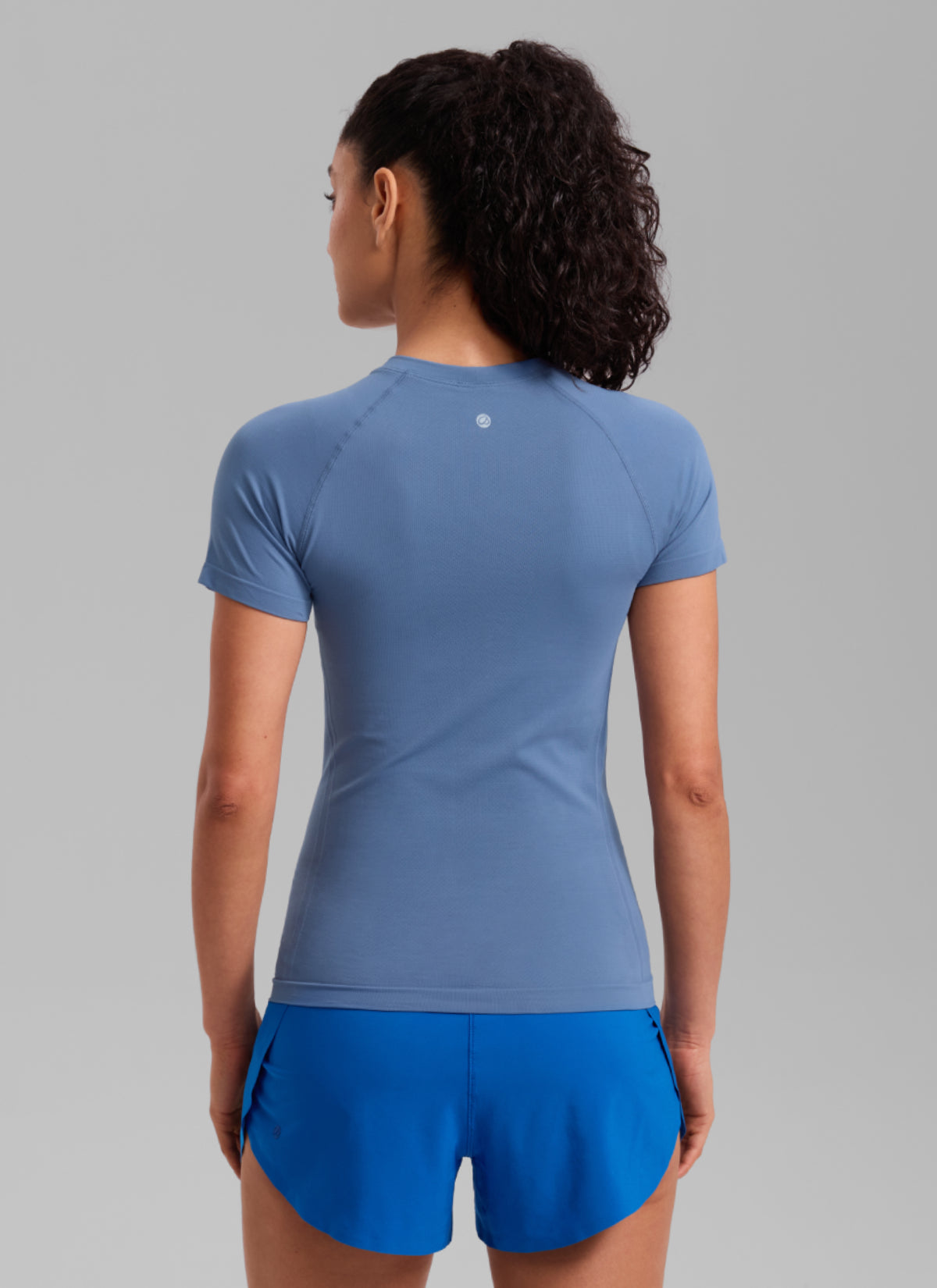 חולצה קצרה Seamless - Oasis Blue