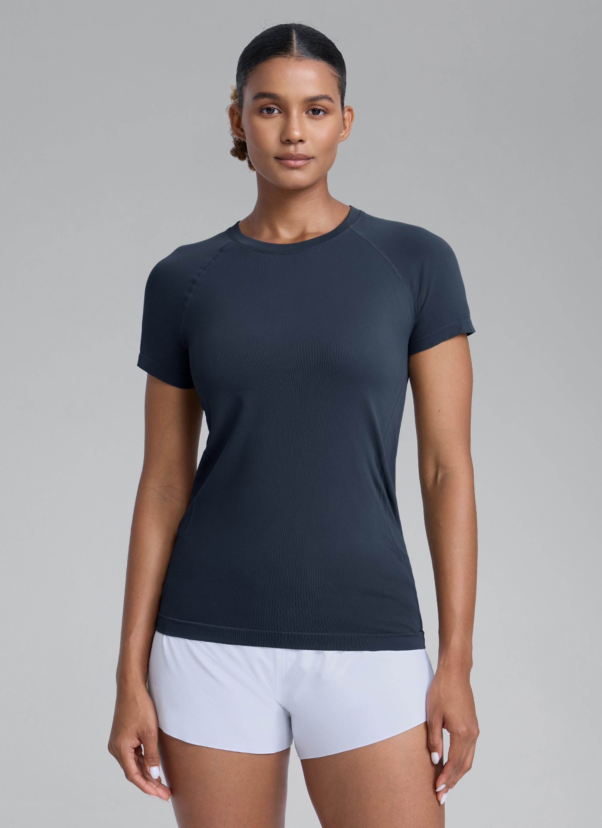 חולצה קצרה Seamless - Twilight Blue