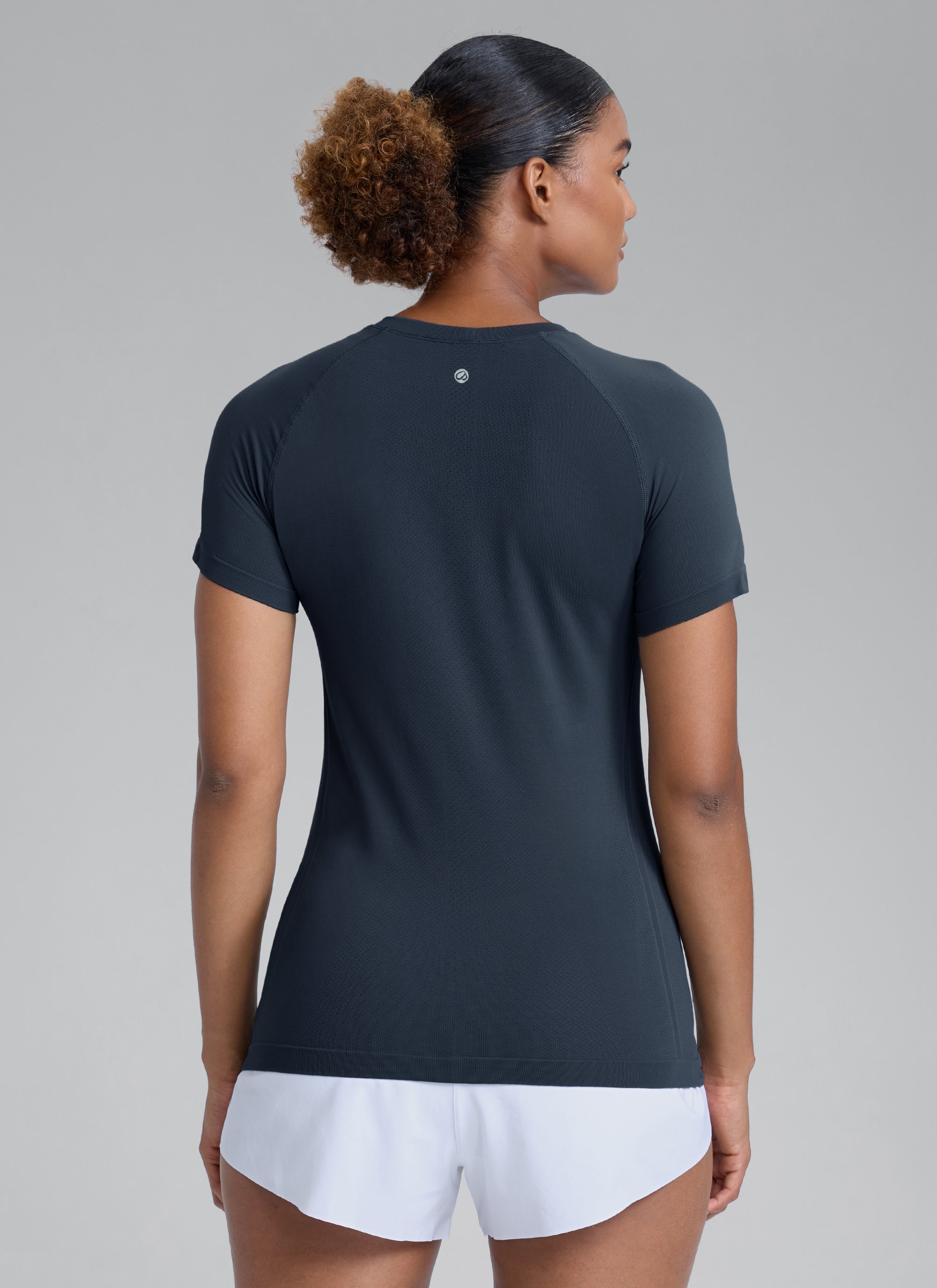 חולצה קצרה Seamless - Twilight Blue
