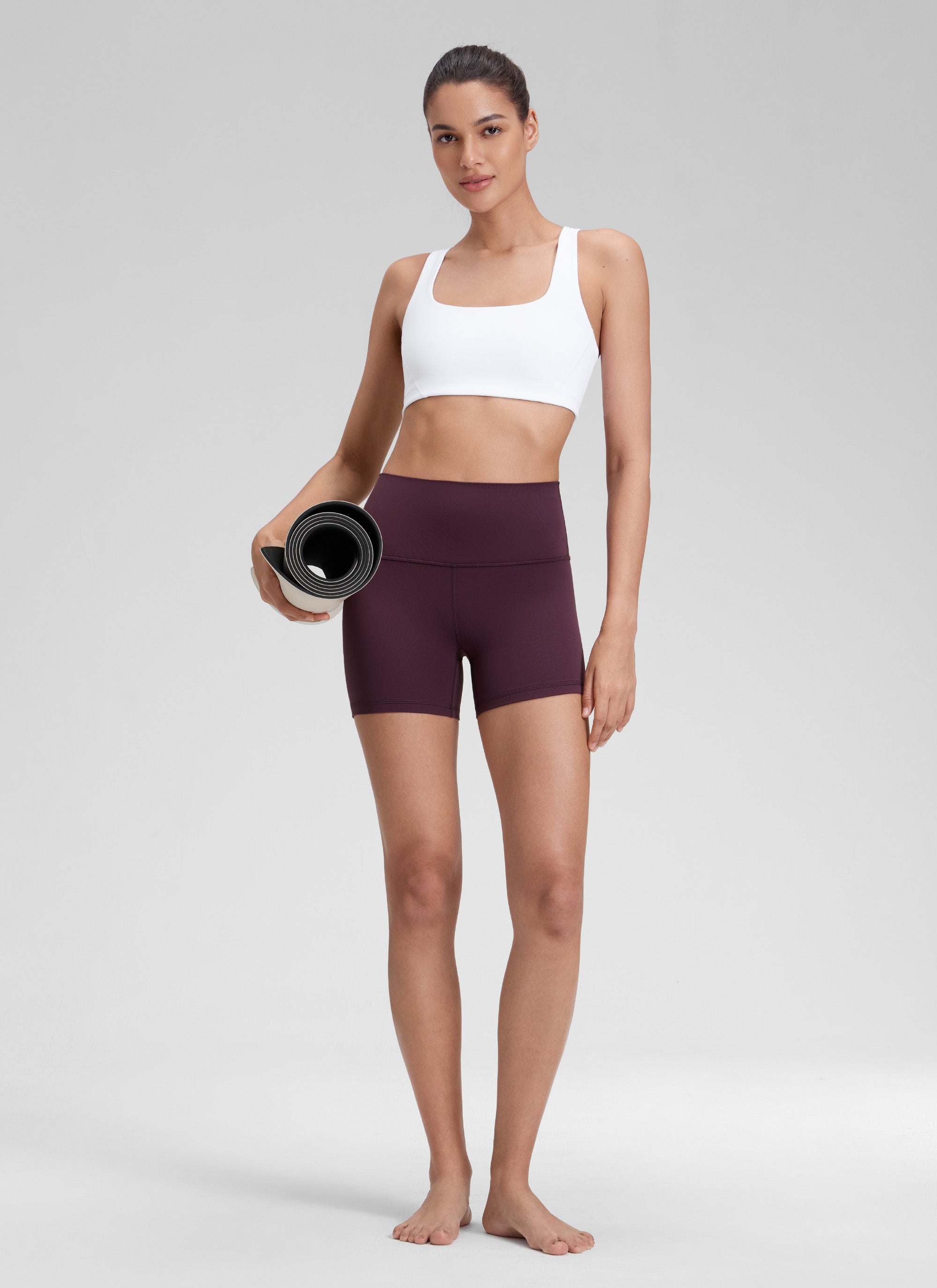 טייץ קצר Butterluxe 4" - סגול עמוק