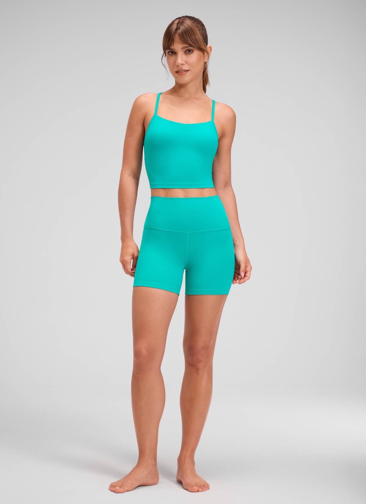 טייץ קצר Butterluxe 4" - Tropics Teal