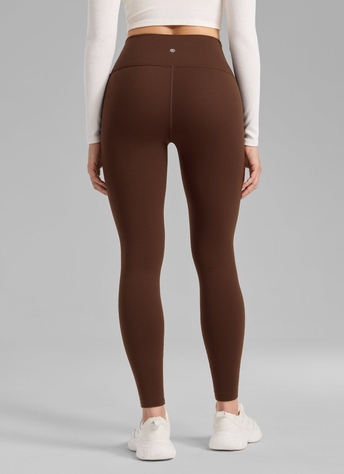 טייץ תרמי ביטנת פליז ארוך 28" - Lava Brown
