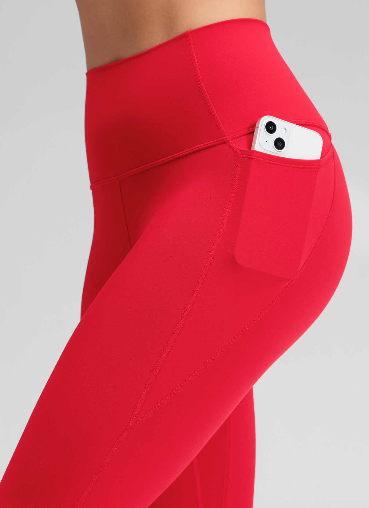 טייץ 7/8 23" Butterluxe עם כיסים - Aurora Red