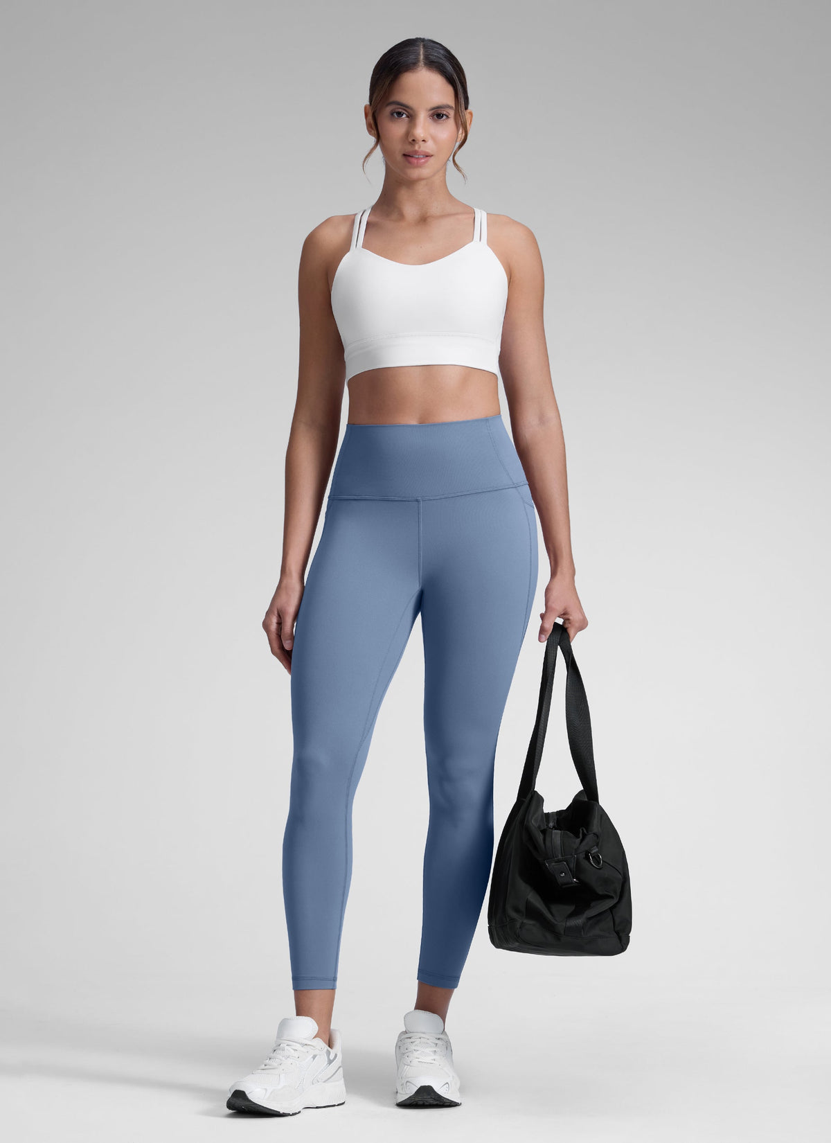 טייץ ארוך 28" Butterluxe עם כיסים - Washed Denim