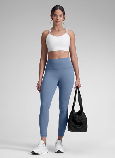 טייץ ארוך 28" Butterluxe עם כיסים - Washed Denim
