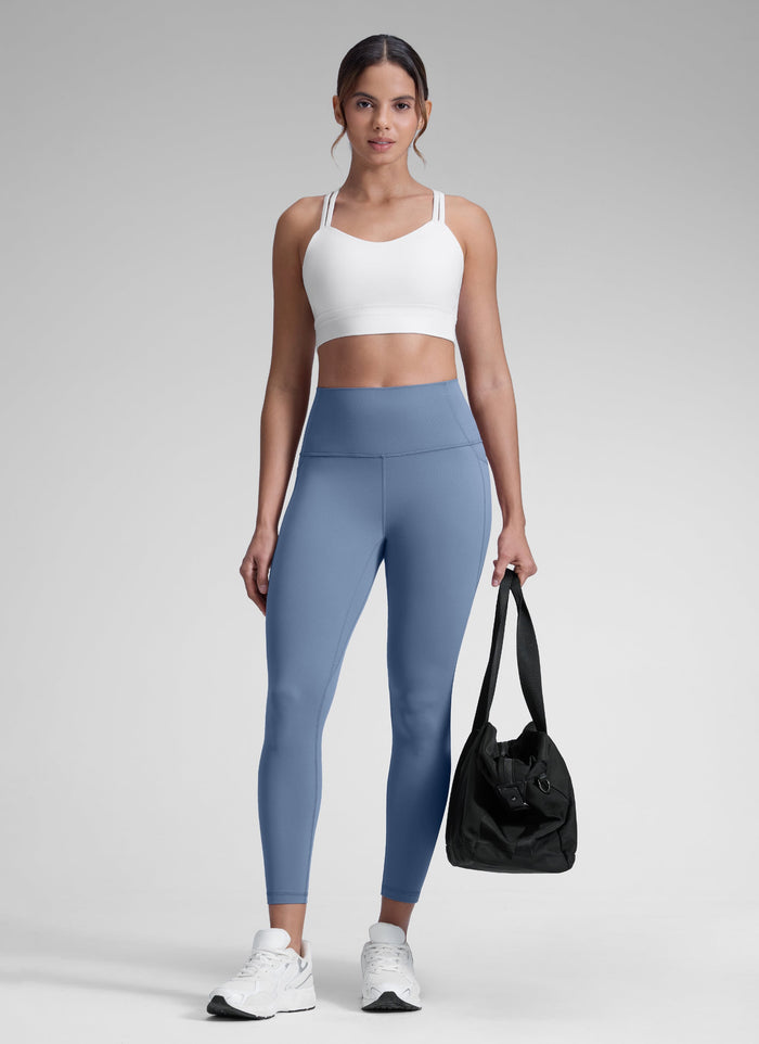 טייץ ארוך 28" Butterluxe עם כיסים - Washed Denim