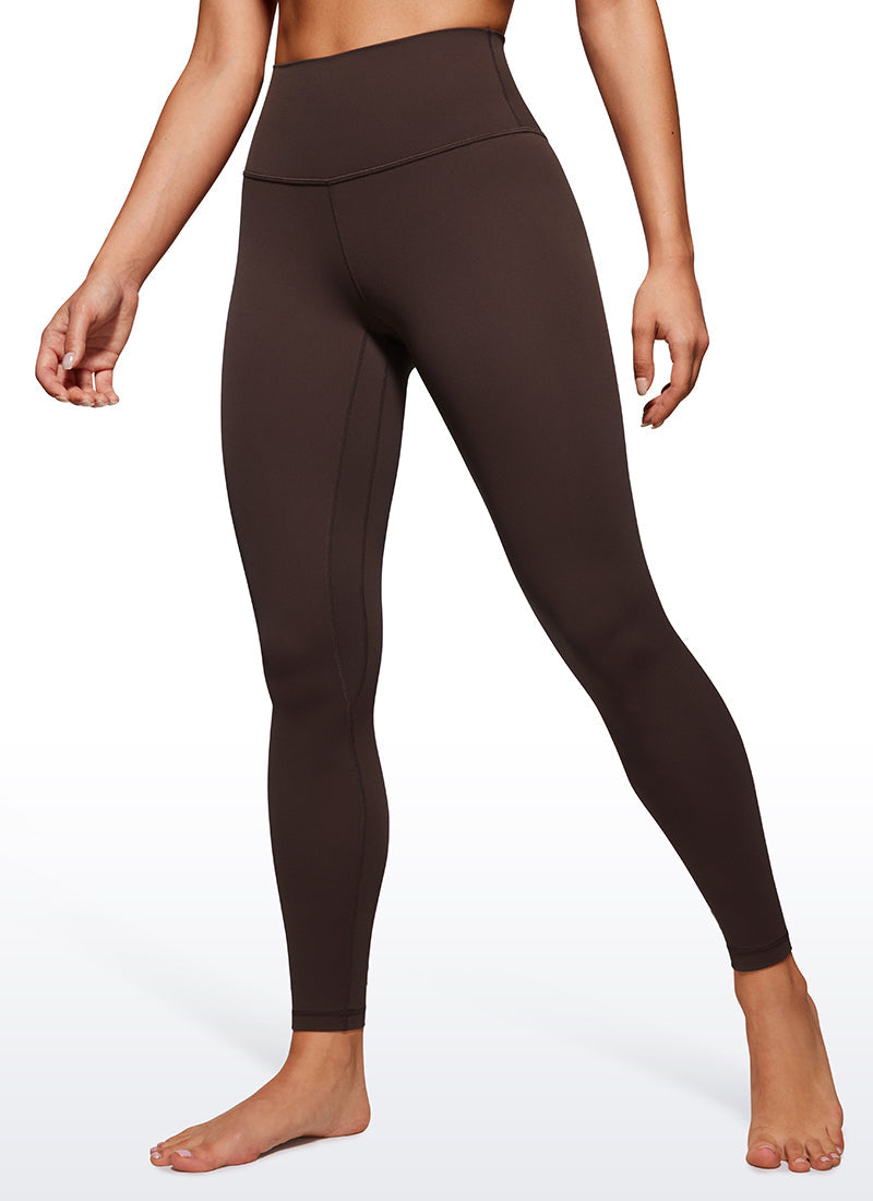 טייץ ארוך 28" Butterluxe Double Seamed - Hot Fudge Brown