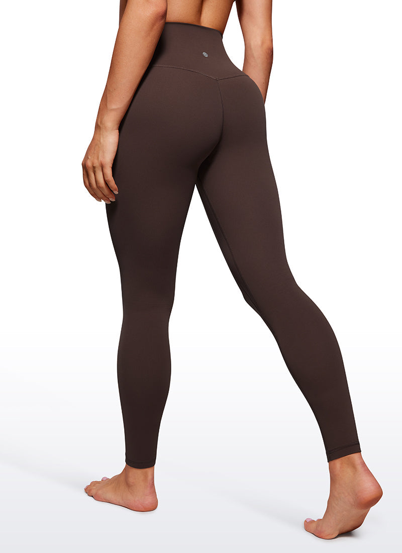 טייץ ארוך 28" Butterluxe Double Seamed - Hot Fudge Brown