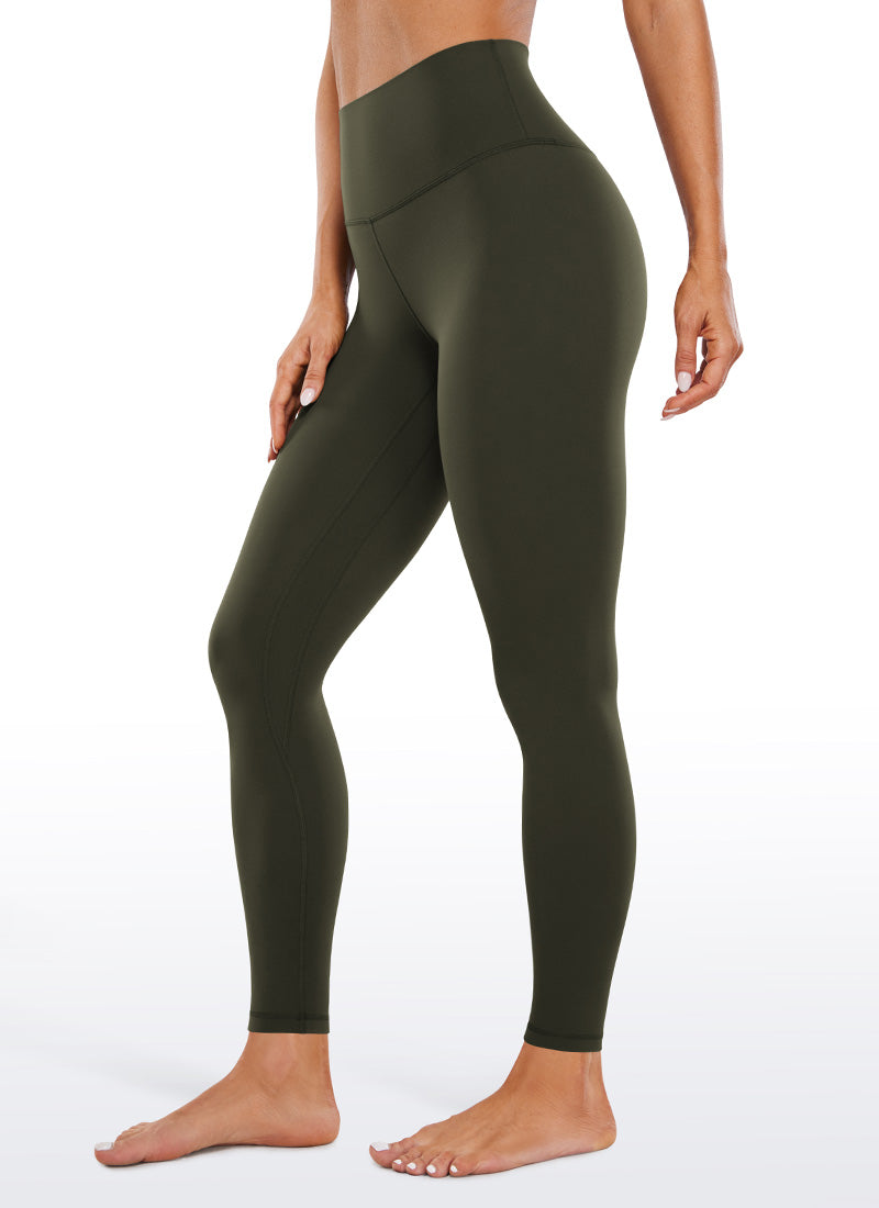טייץ ארוך 28" Butterluxe Double Seamed - ירוק זית